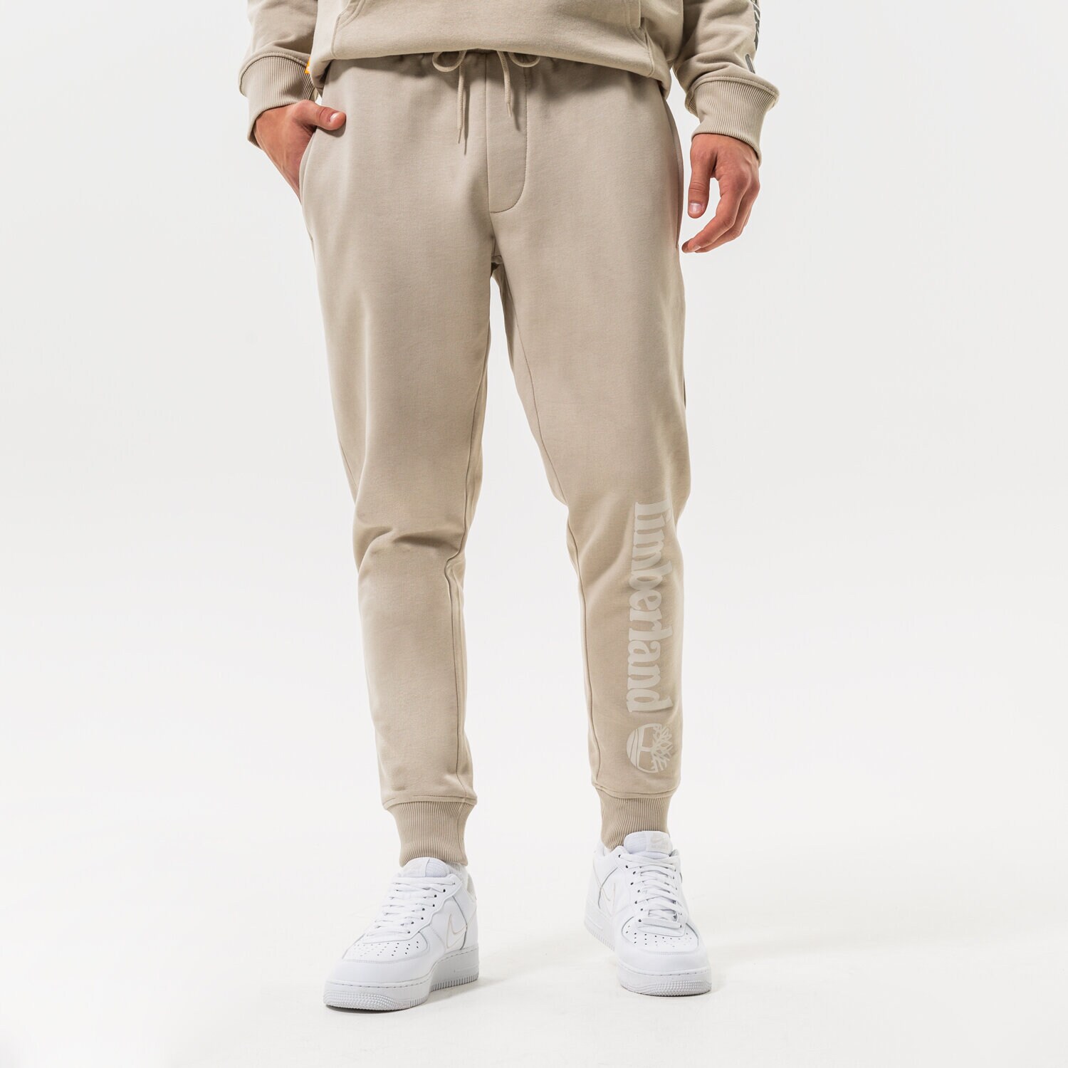 Bărbați pantaloni TIMBERLAND PANTALONI  CORE LOGO BB ISLAND FOSSIL TB0A2BVFCY21 Bej