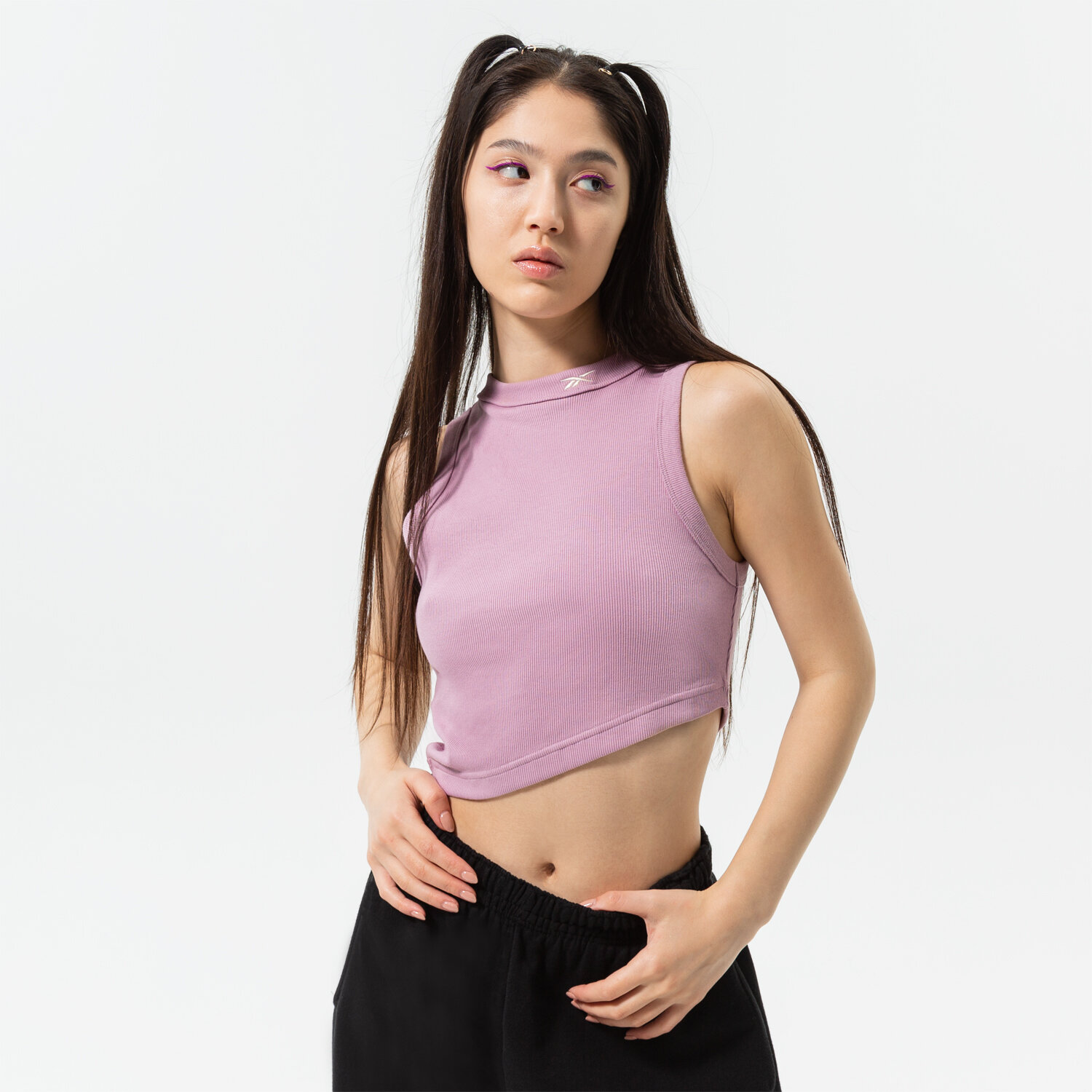 Femei tricou REEBOK MAIOU CL WDE CROPPED RIB MAIOU HK4929 Roz