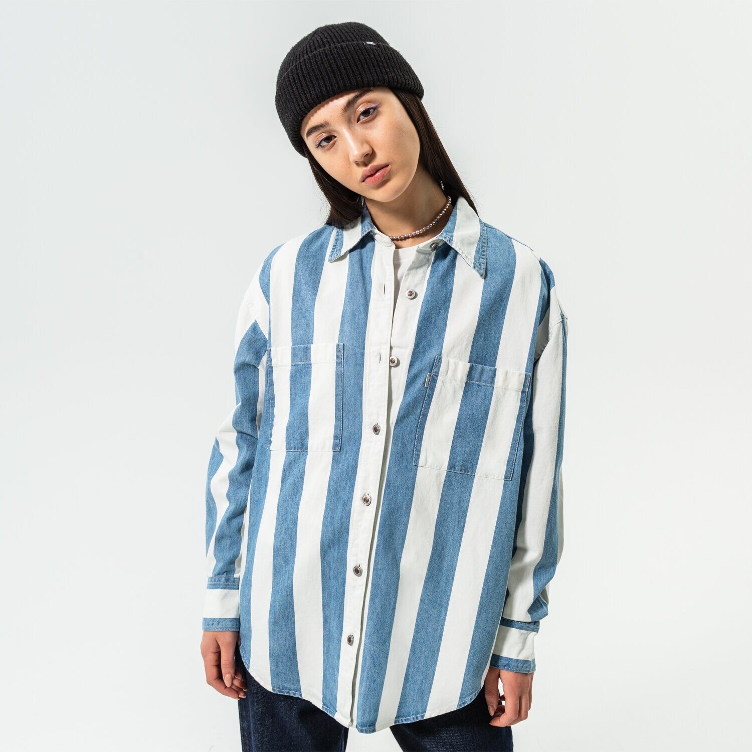 Femei tricou LEVI'S CĂMAșĂ SILVERTAB LOOSE SHIRT A3493-0001 Alb