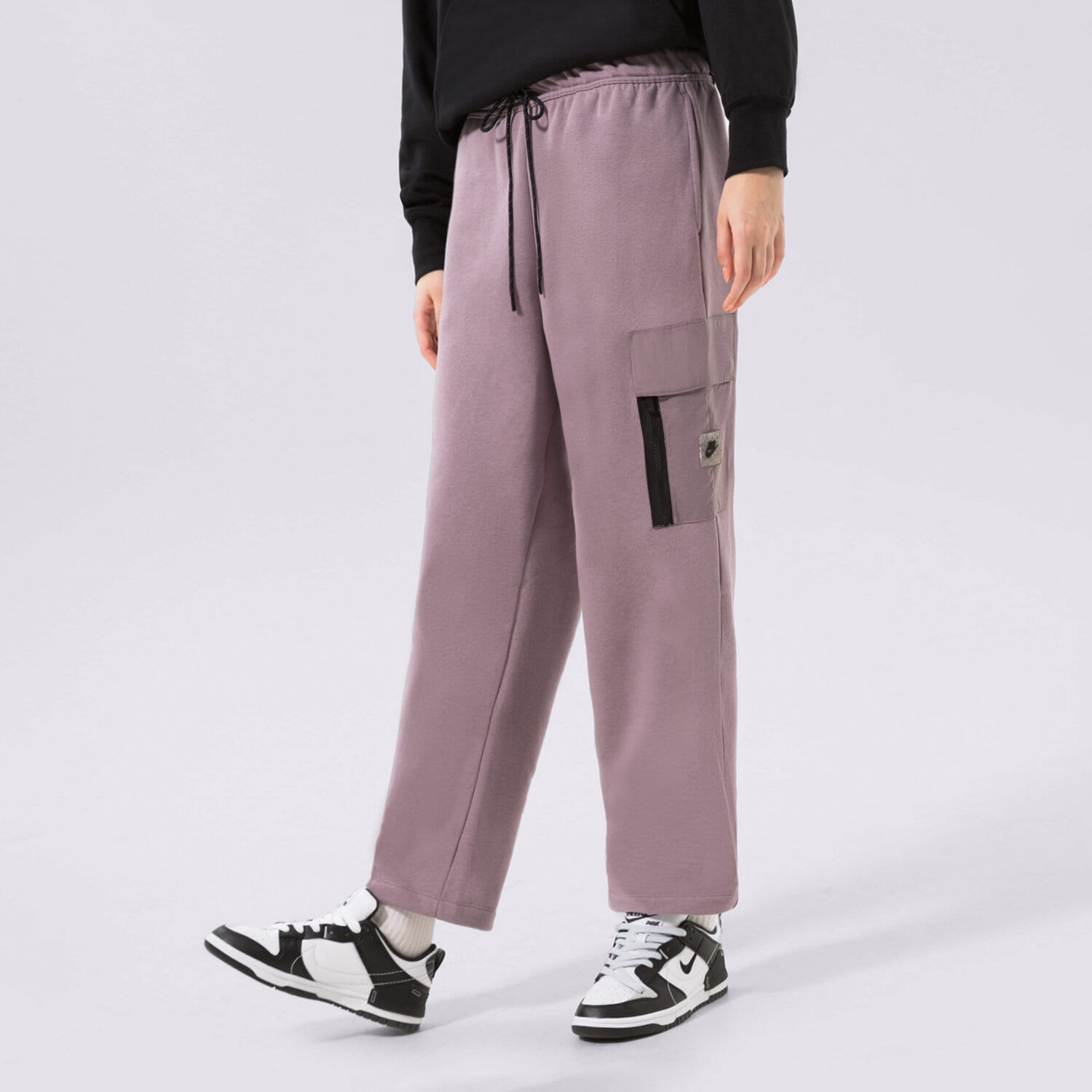 Femei pantaloni NIKE PANTALONI  W NSW CARGO FLC PANT SU DX2323-531 Violet