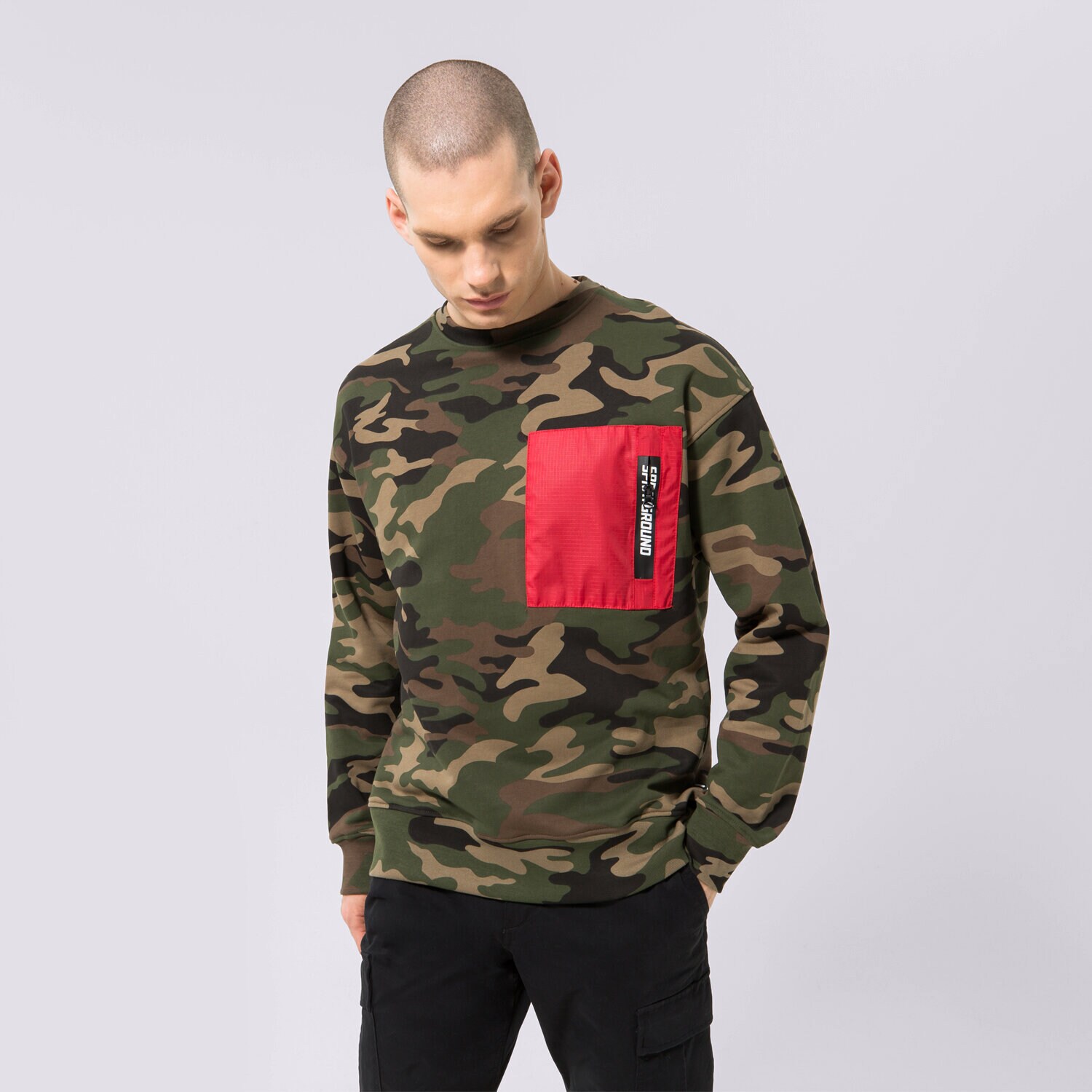 Bărbați bluză SPRAYGROUND PULOVĂR TIGER CAMO SWEATER SP215 Mulicolor