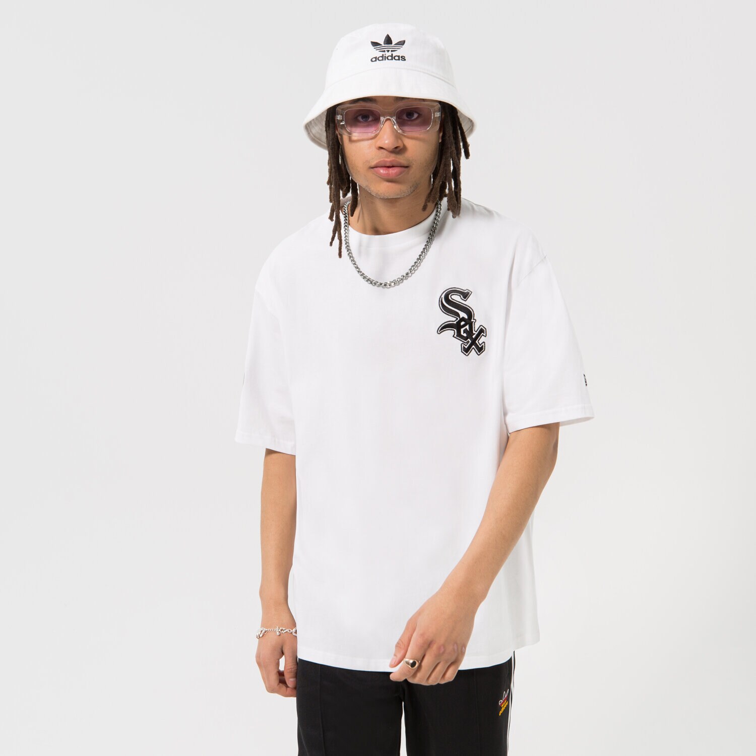 Bărbați tricou NEW ERA TRICOU HERITAGE OS SOX CHICAGO WHITE SOX 60332224 Alb