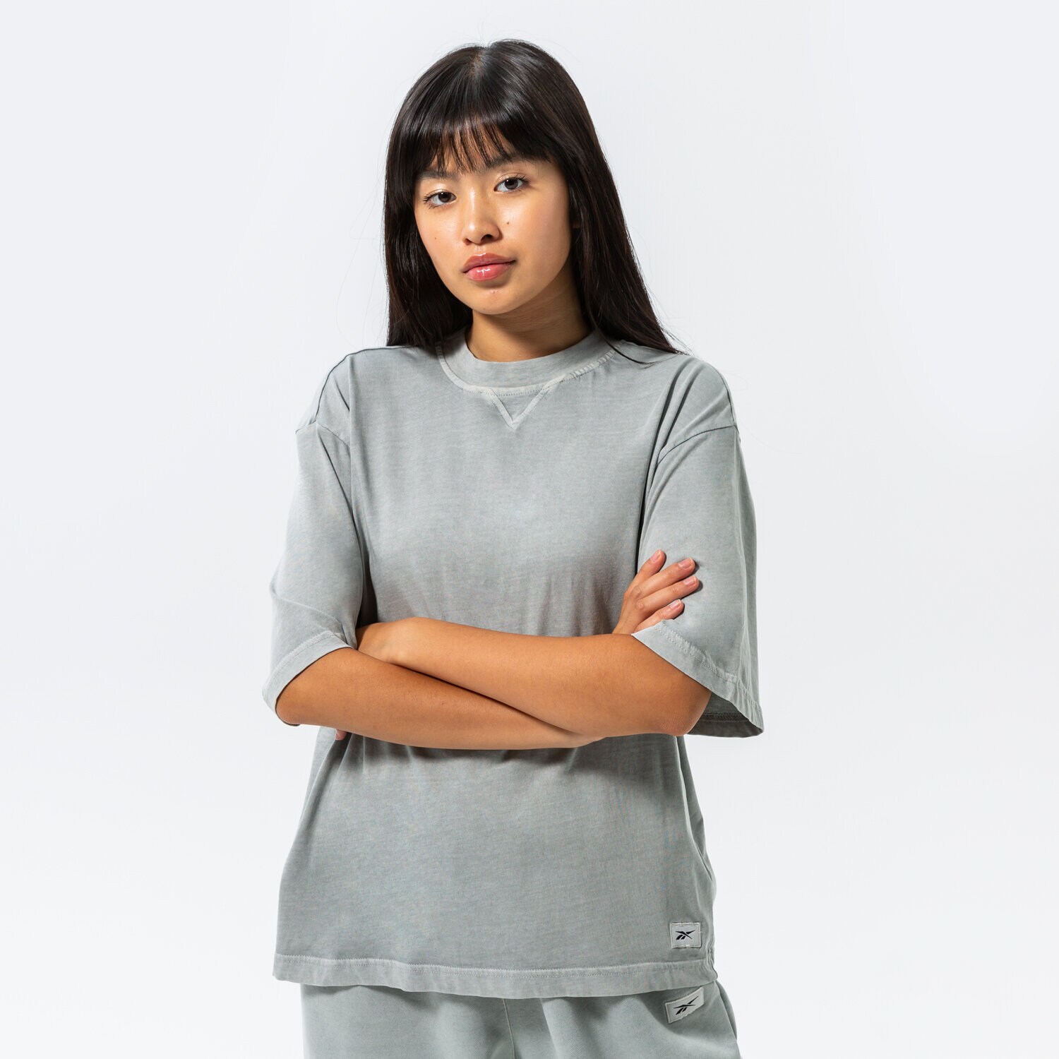 Femei tricou REEBOK TRICOU CL RBK ND BOXY TEE HH9702 Gri