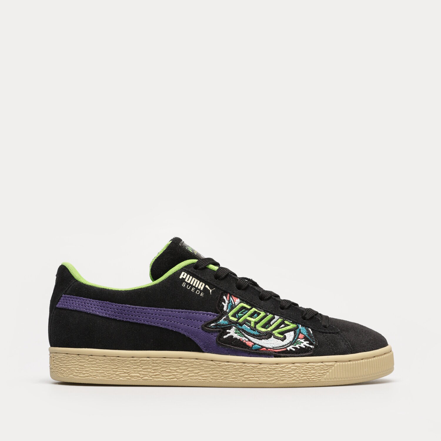 Barbați pantofi sport PUMA SUEDE SANTA CRUZ 381905-01 Negru