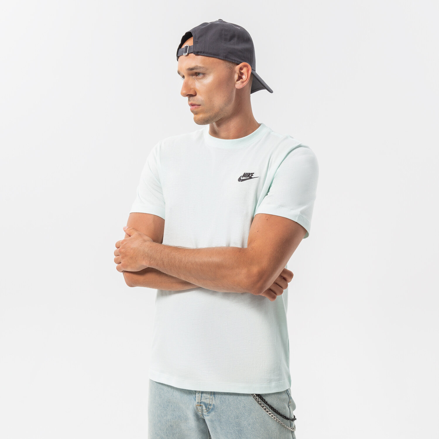 Bărbați tricou NIKE TRICOU SPORTSWEAR CLUB FLEECE AR4997-394 Verde
