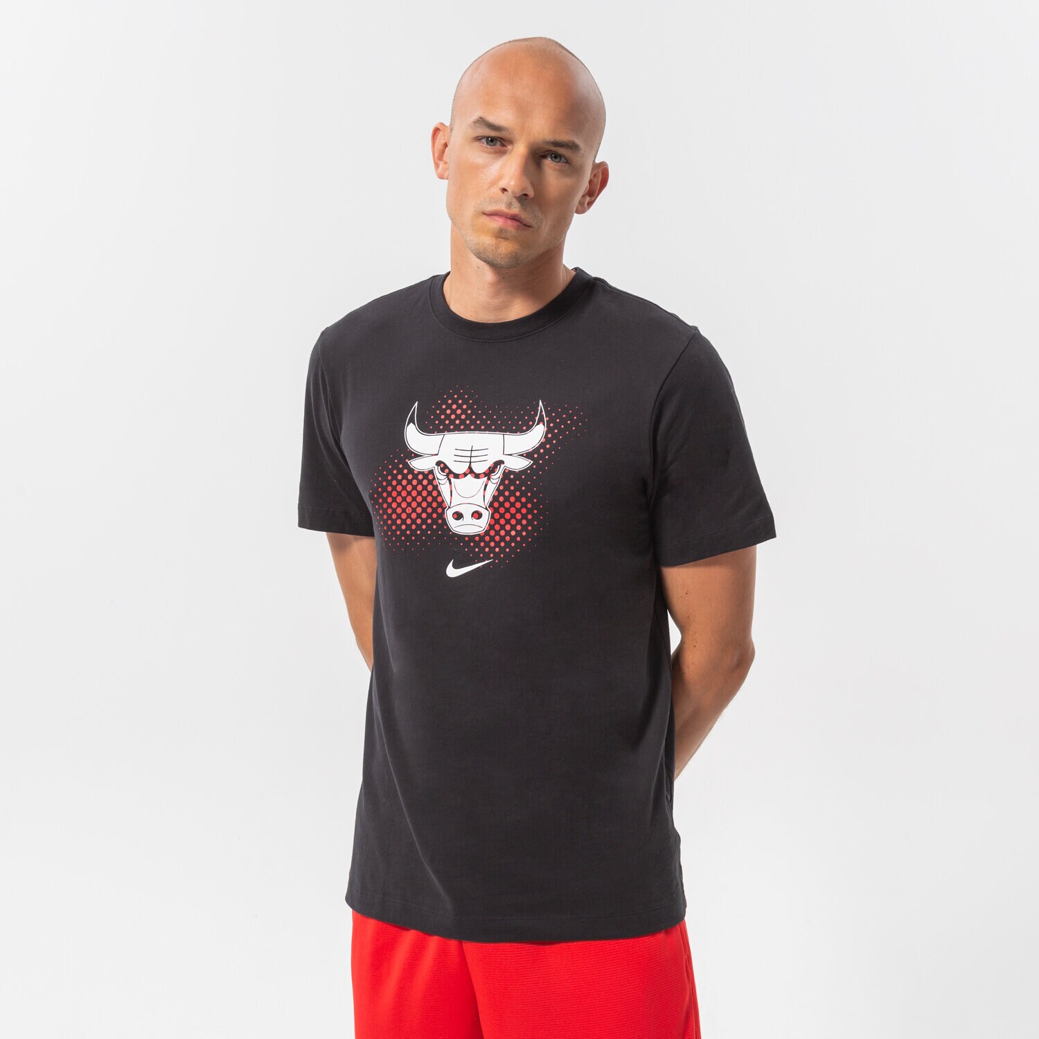 Bărbați tricou NIKE TRICOU CHI M NK DF ES FTPK LGO SS TEE NBA DH7073-010 Negru