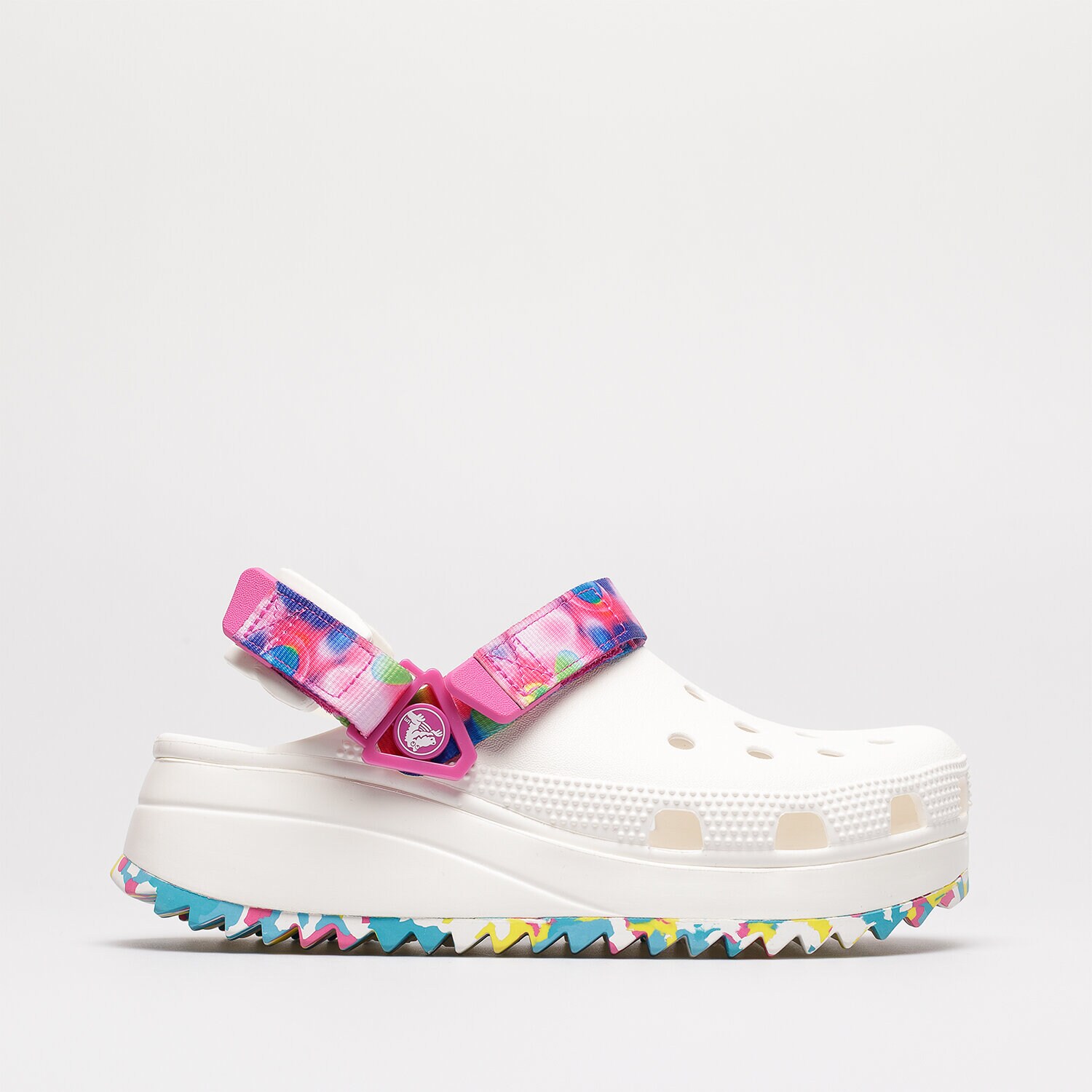 Femei șlapi CROCS HIKER SOLARIZED 207990-94S# Alb