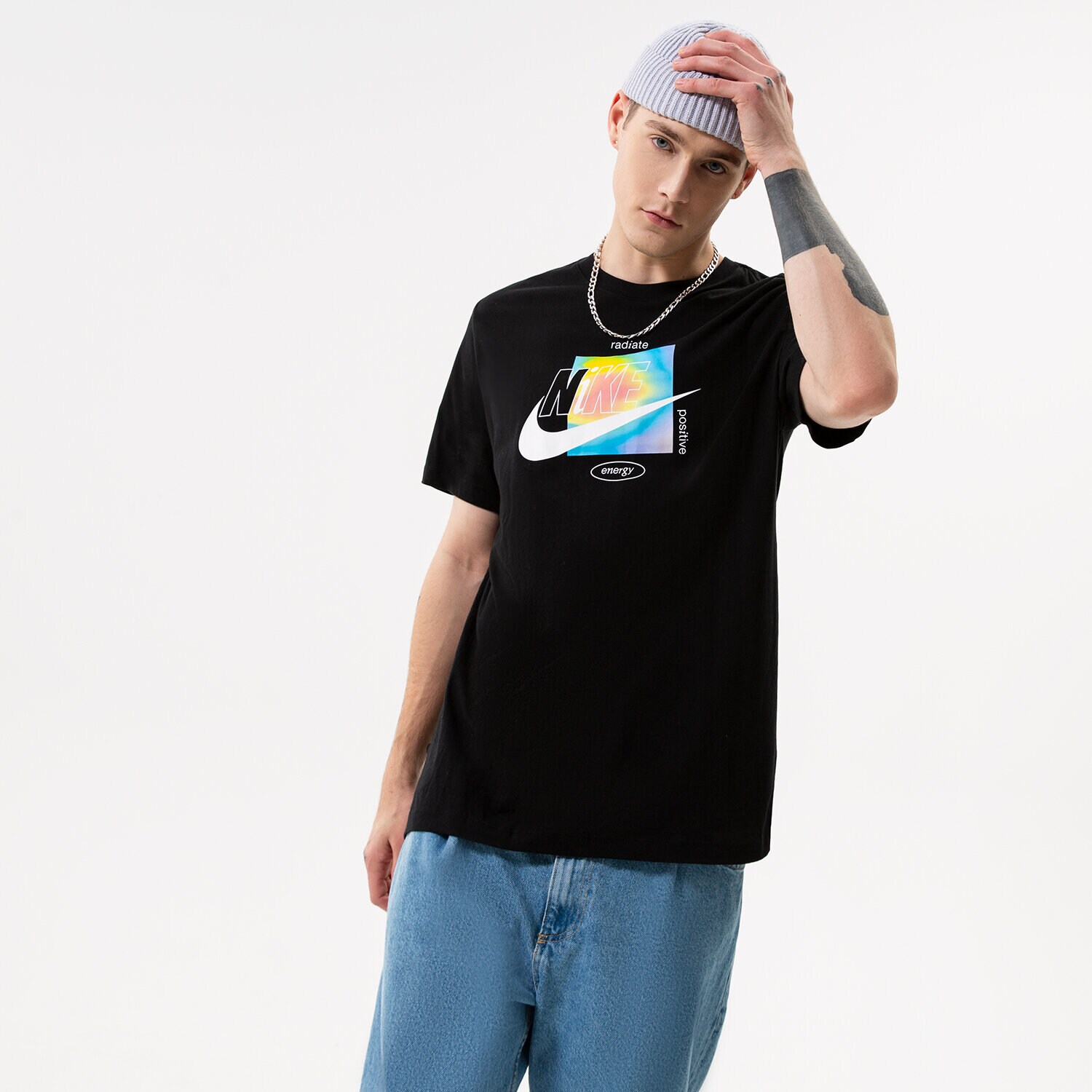 Bărbați tricou NIKE TRICOU DQ1074 DQ1074-010 Negru