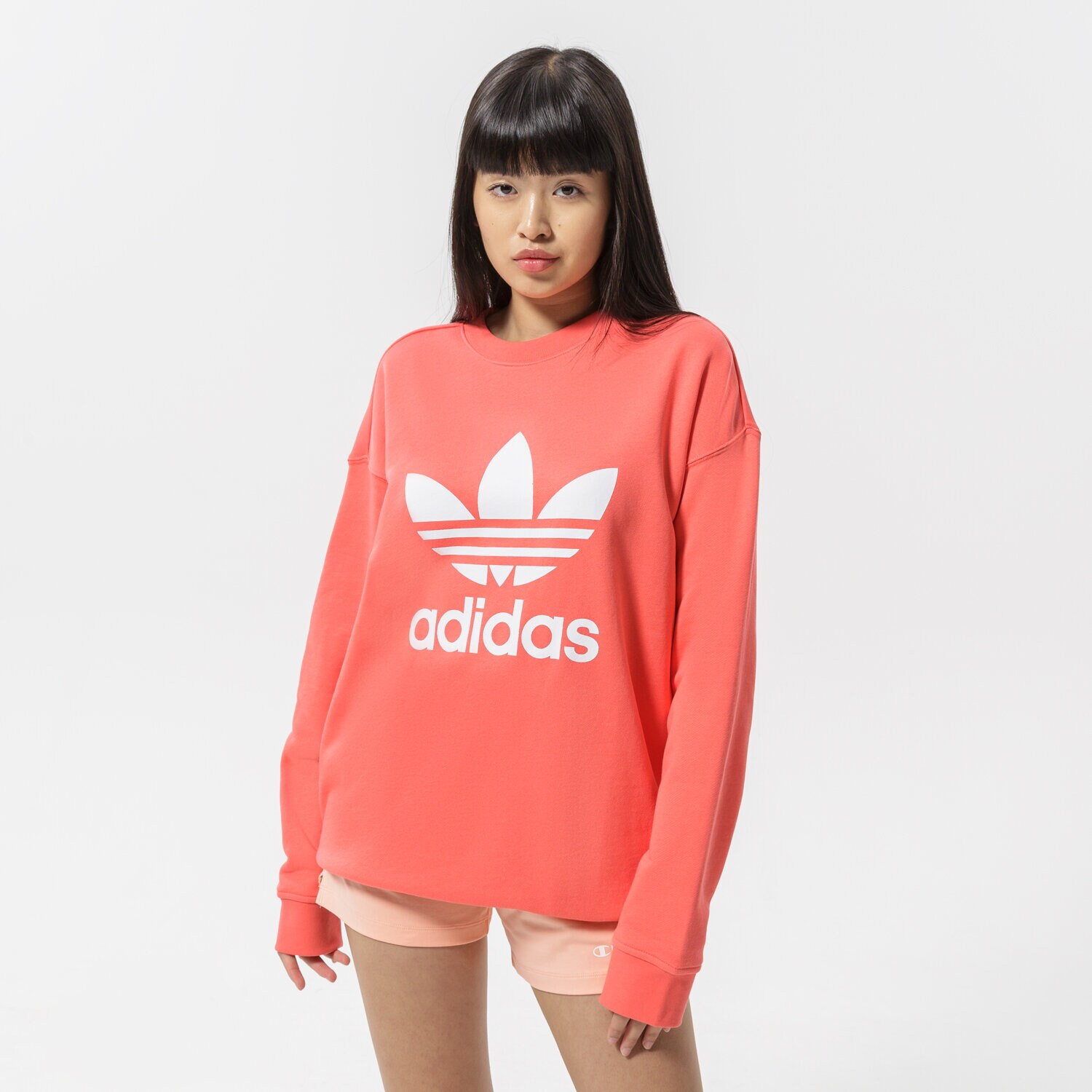 Femei bluză ADIDAS BLUZĂ TRF CREW SWEAT HE9537 Portocaliu