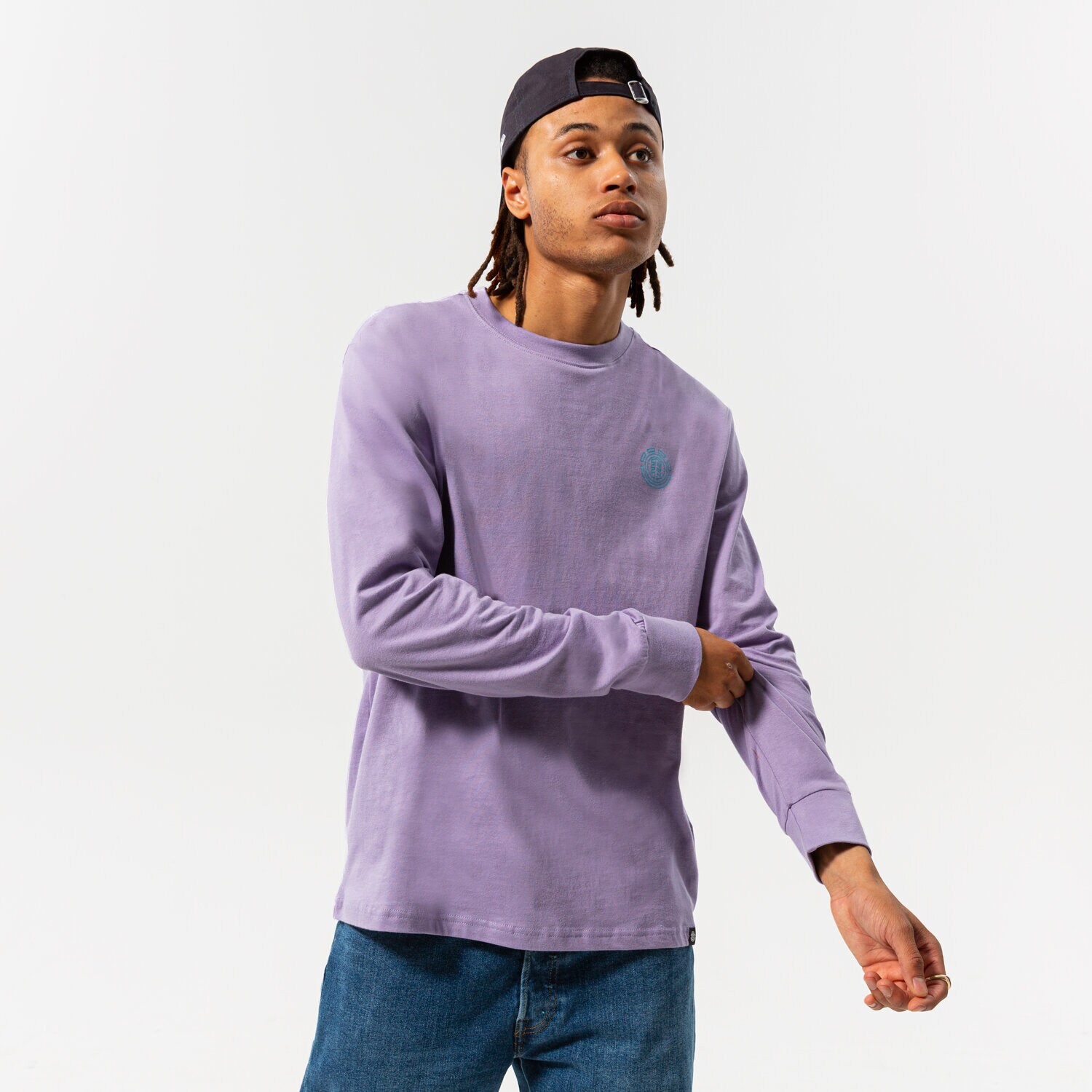 Bărbați tricou ELEMENT TRICOU HOLLIS LS C1LSB9-4815 Violet