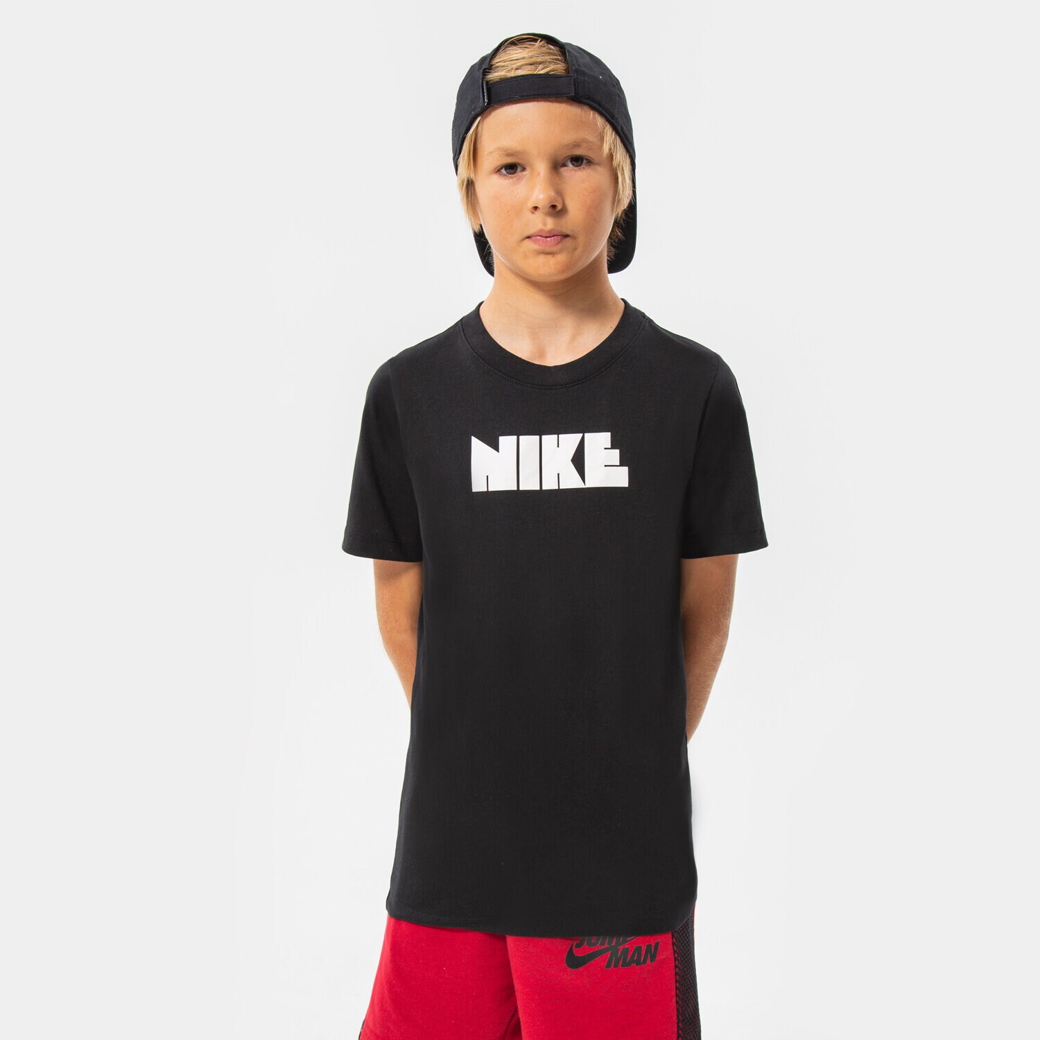 Copii tricou NIKE TRICOU U NSW TEE CIRCA SU22 GIRL DQ3864-010 Negru