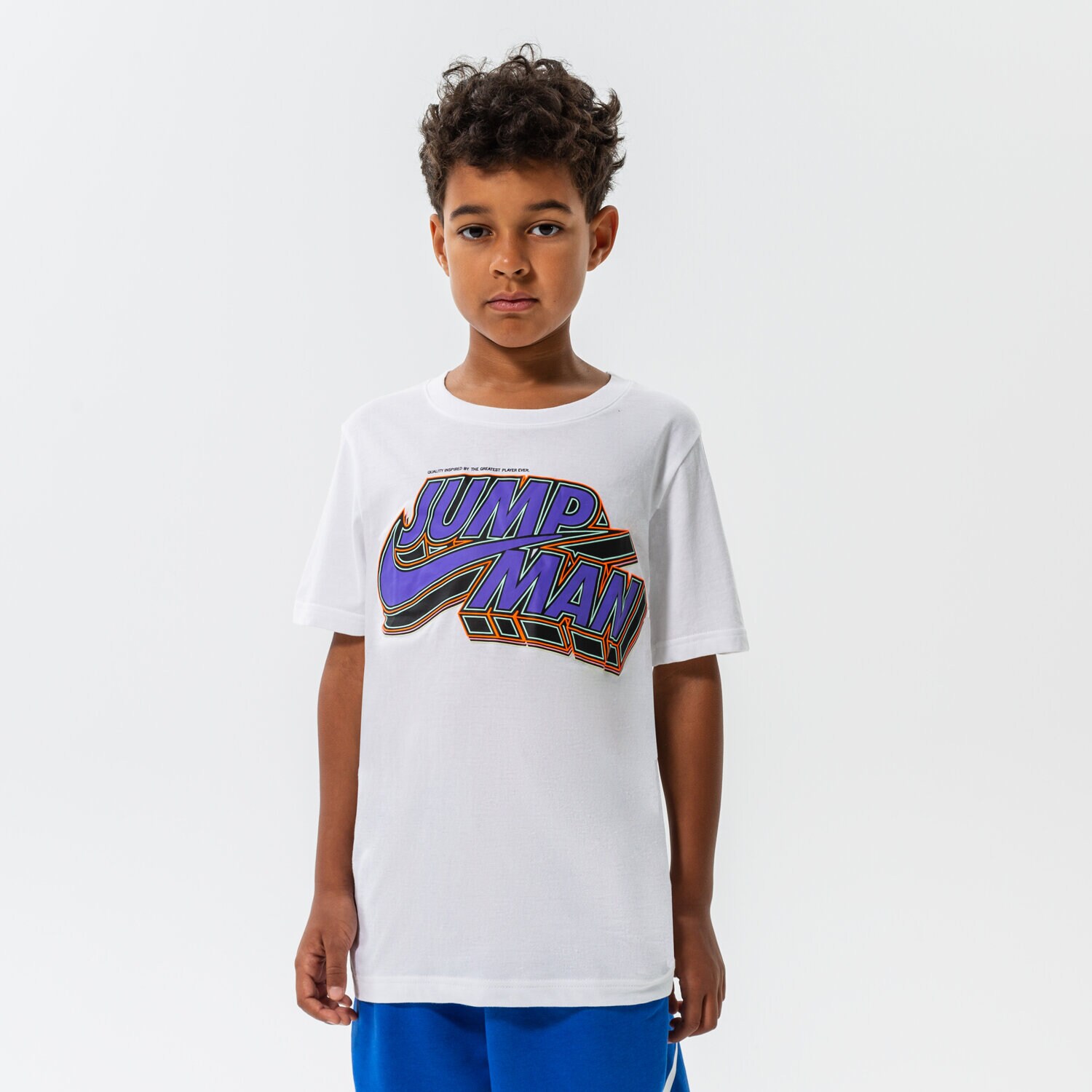 Copii tricou JORDAN TRICOU JUMPMAN X NIKE BRIGHT BOY 95B475-001 Alb
