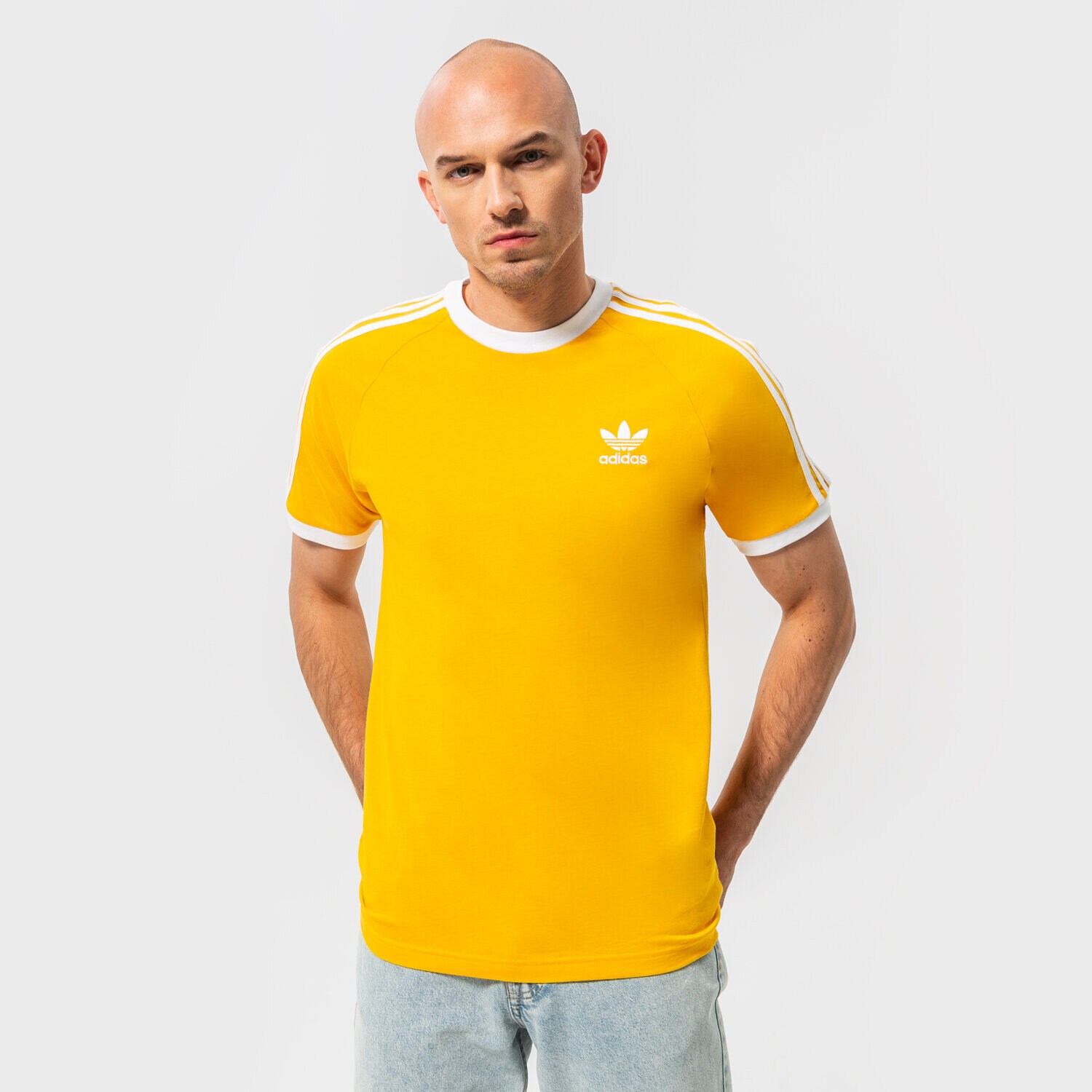 Bărbați tricou ADIDAS TRICOU 3-STRIPES HE9550 Galben