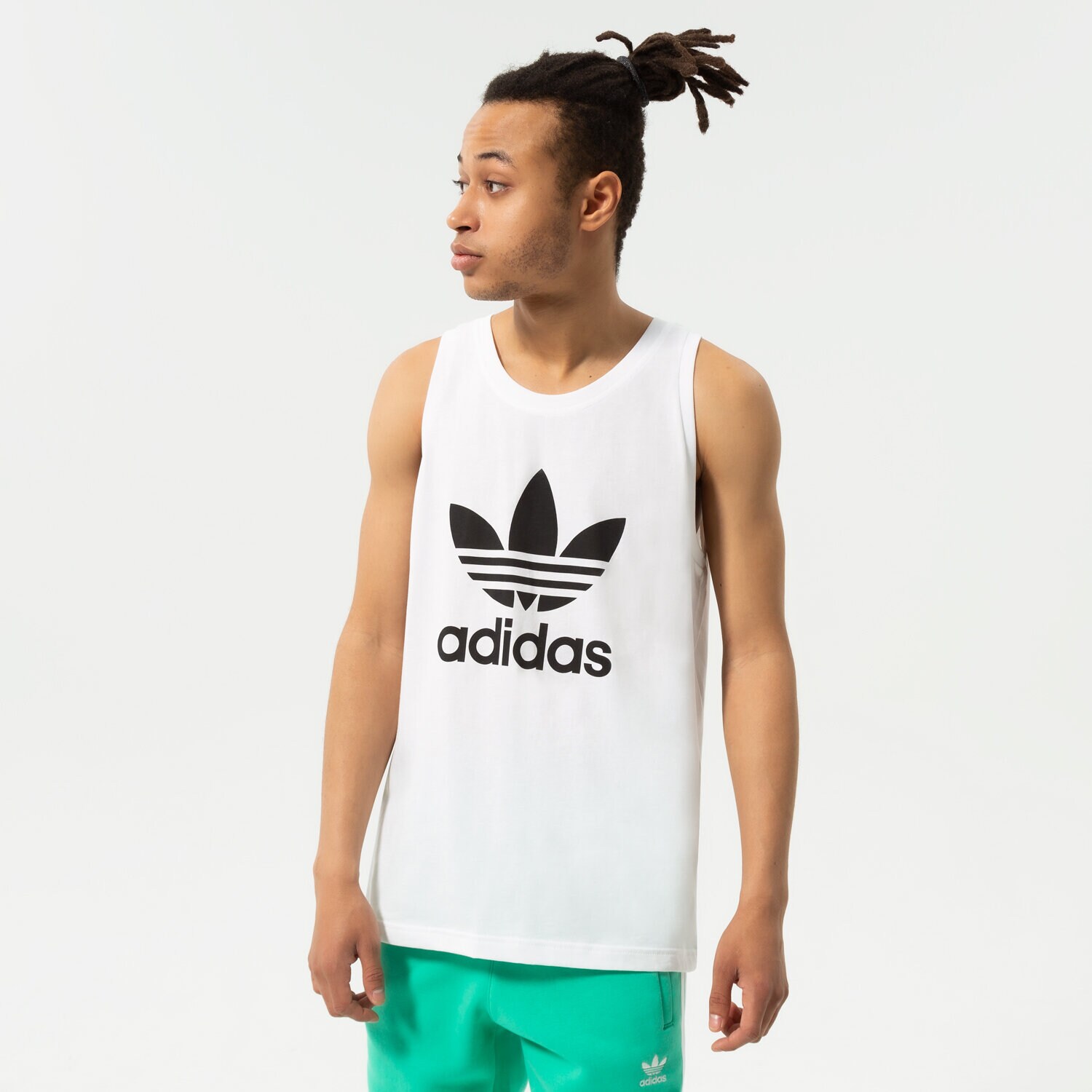 Bărbați tricou ADIDAS MAIOU TREFOIL H06636 Alb