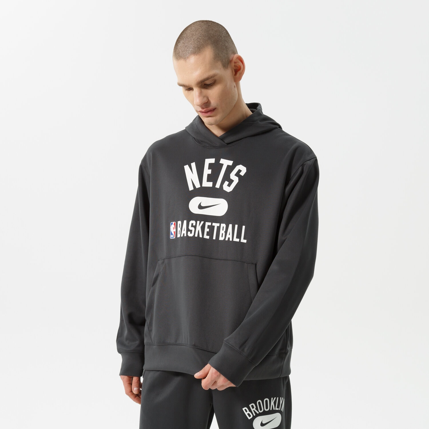 Bărbați bluză NIKE BLUZĂ CU GLUGĂ BKN M NK DF SPOTLIGHT PO HD NBA DB0883-060 Negru
