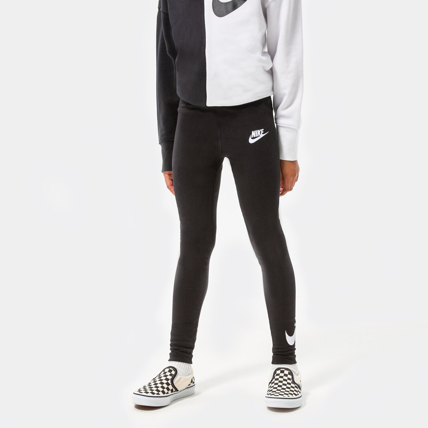 Pantaloni pentru copii NIKE COLANȚI G NSW ESSNTL LGGNG ENERGY GIRL DM8390-010 Negru