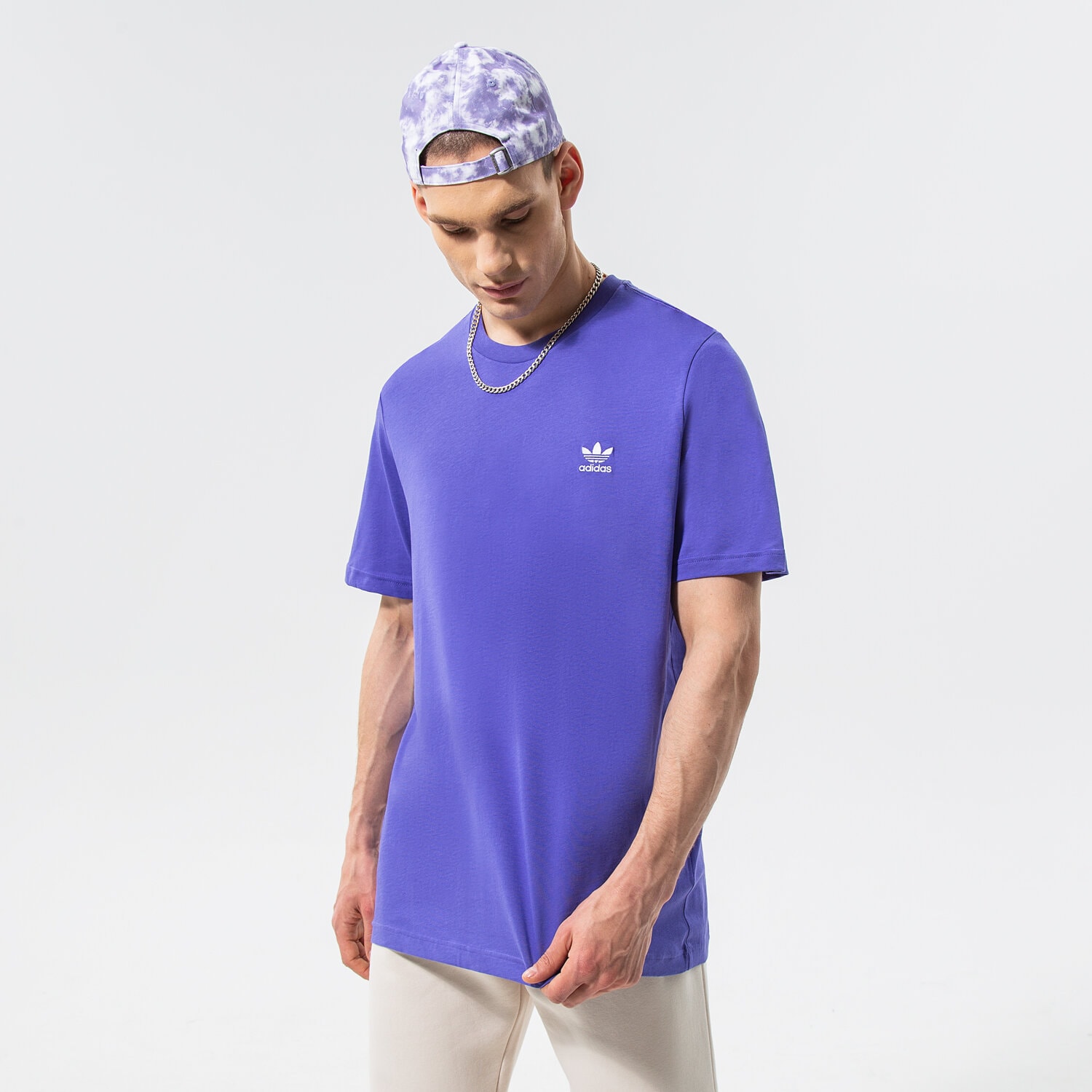 Bărbați tricou ADIDAS TRICOU ESSENTIAL TEE HE9446 Violet
