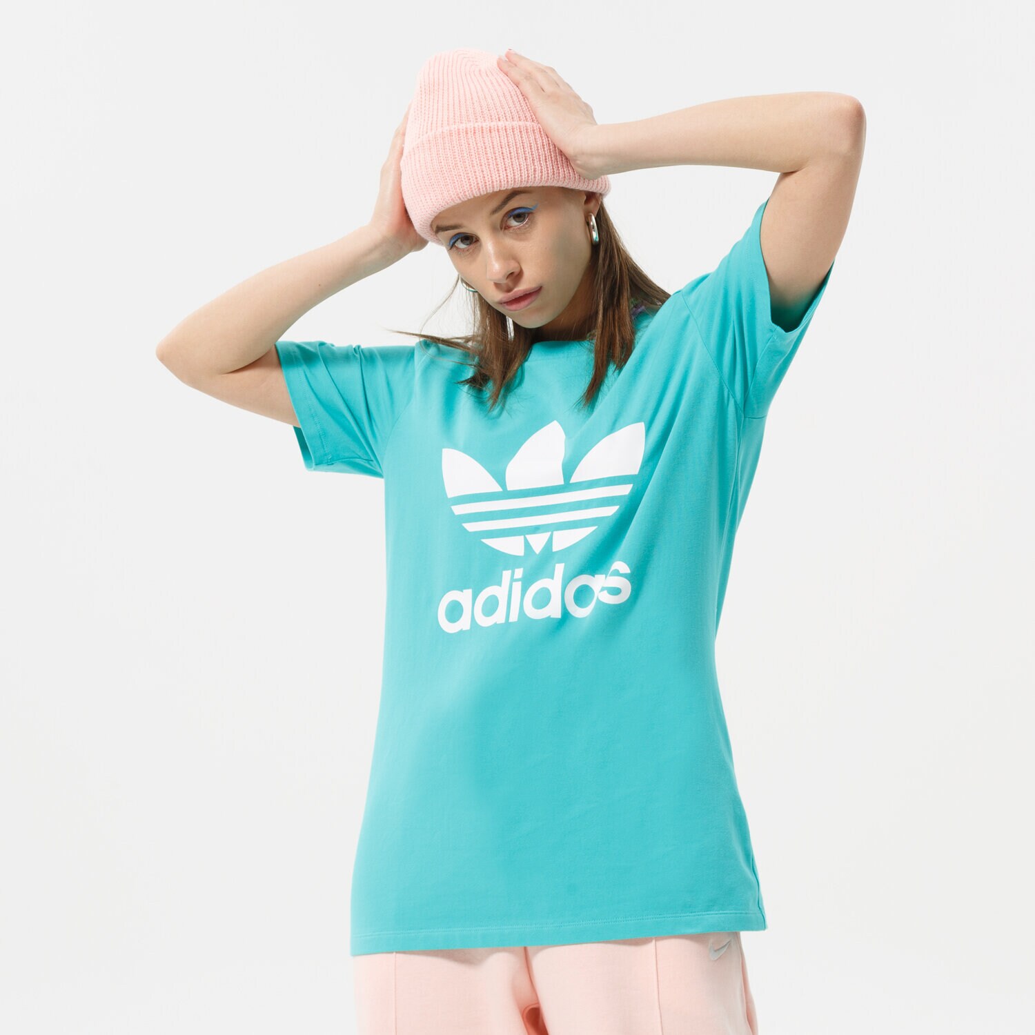 Femei tricou ADIDAS TRICOU TREFOIL TEE HE6869 Verde