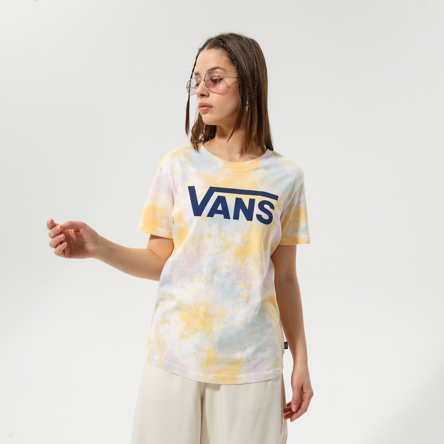 Femei tricou VANS TRICOU LOGO WASH CREW VN0A7RSBYRE1 Mulicolor