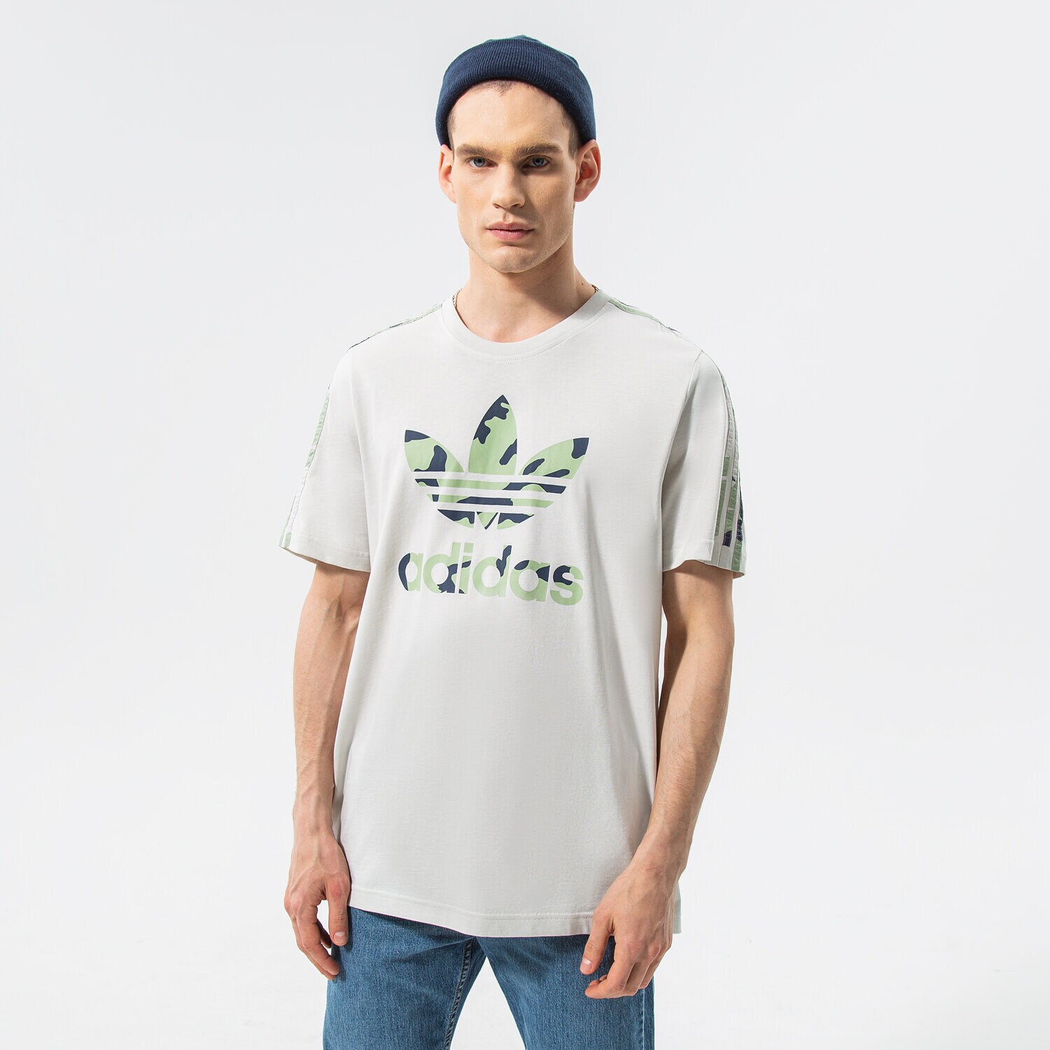Bărbați tricou ADIDAS TRICOU CAMO INFILL TEE HF4889 Bej
