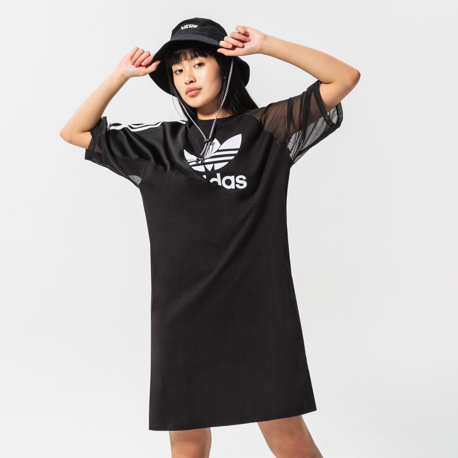 Femei rochii și fuste ADIDAS ROCHIE TEE TRENINGS HC0637 Negru