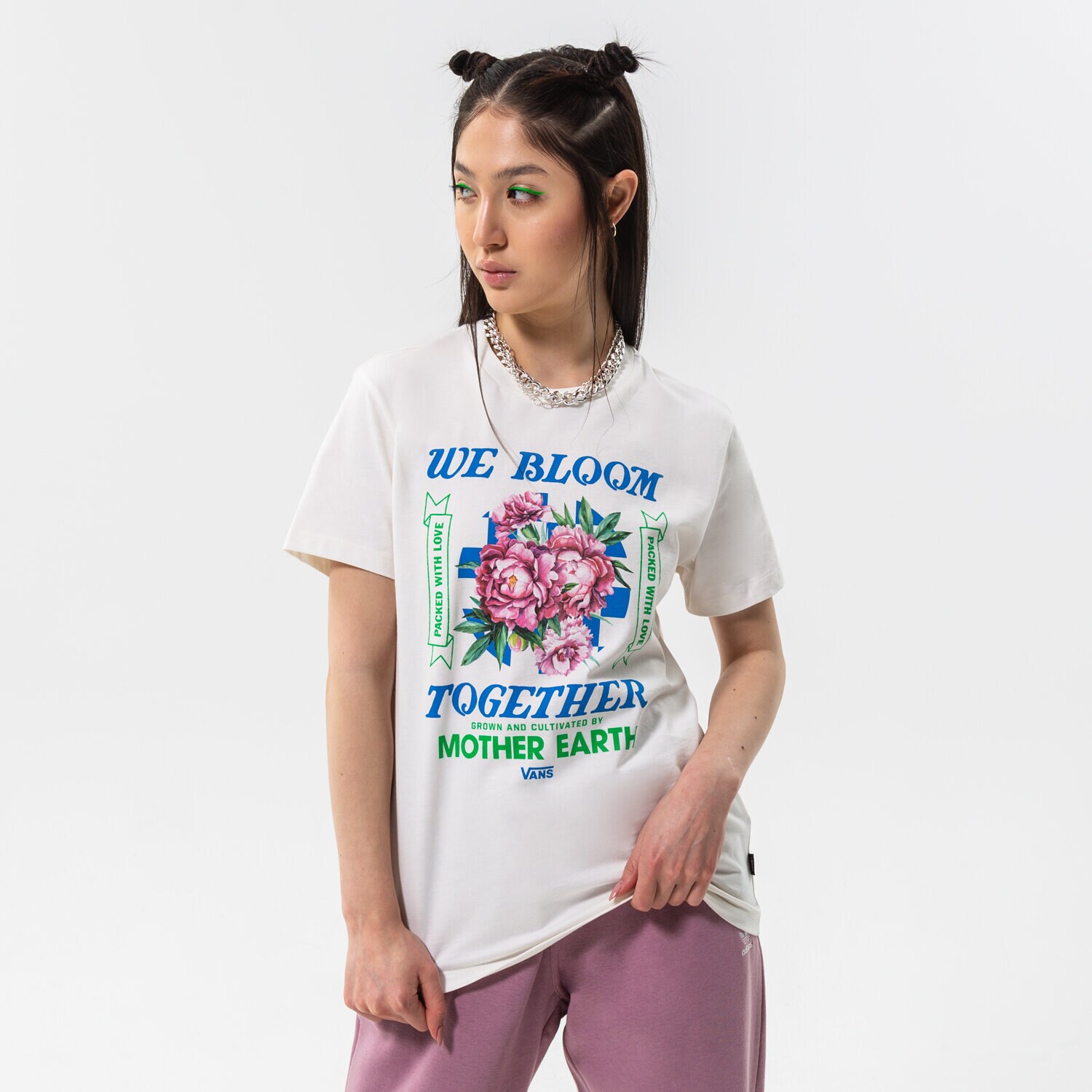 Femei tricou VANS TRICOU ECO POSITIVITY SS BFF TEE VN0A5LI2FS81 Bej