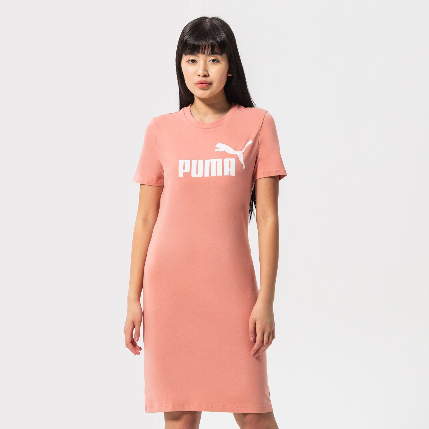 Femei rochii și fuste PUMA ROCHIE ESS SLIM 848349 63 Roz