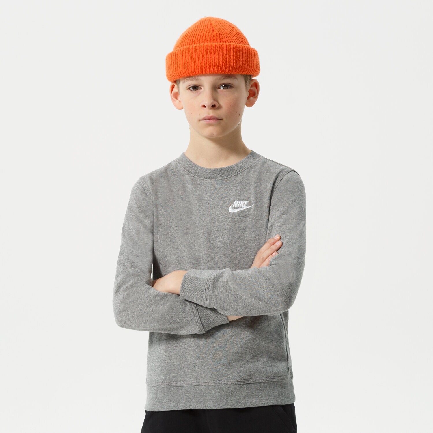 Copii bluză NIKE BLUZĂ SPORTSWEAR BOY DA0861-091 Gri