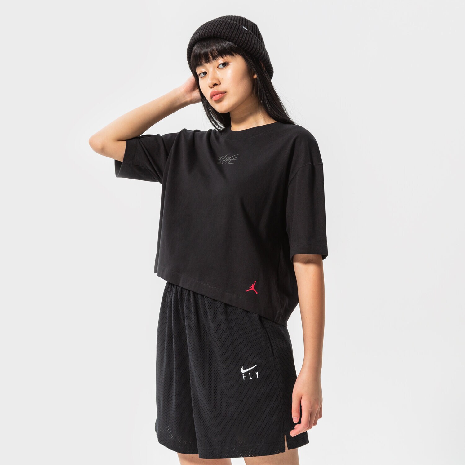 Femei tricou JORDAN TRICOU W J HERITAGE BX GFX T CORE DN2776-010 Negru