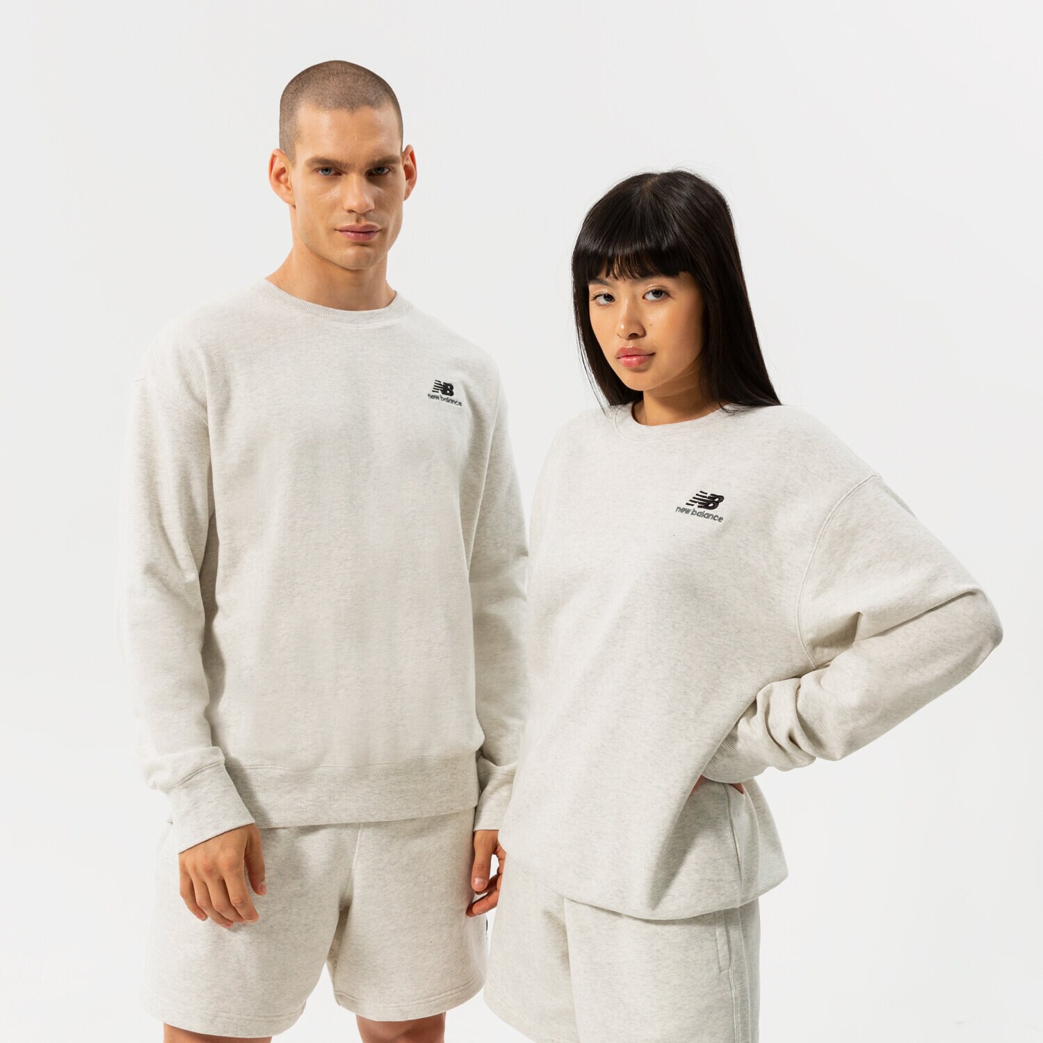 Femei bluză NEW BALANCE BLUZĂ NB ESSENTIALS UNI-SSENTIALS CREW UT21501SAH Gri