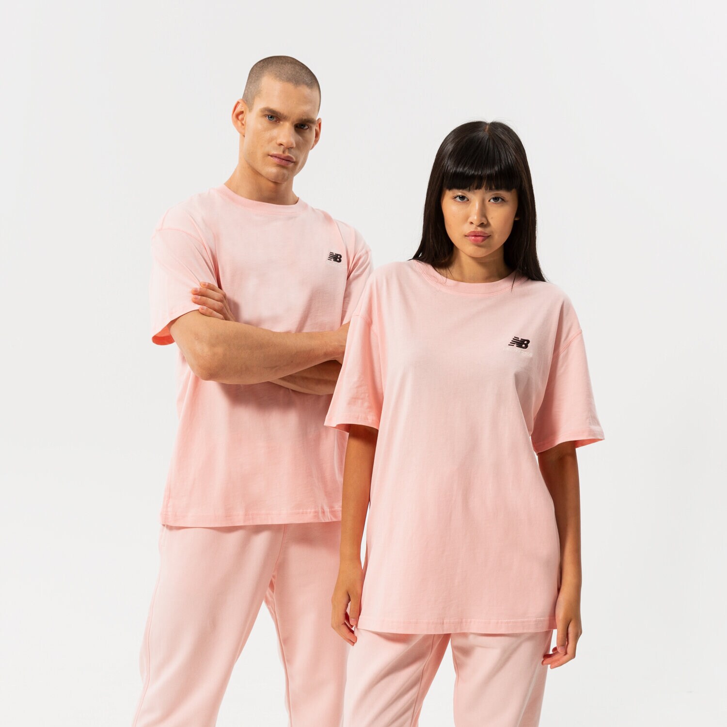 Femei tricou NEW BALANCE TRICOU NB ESSENTIALS UNI-SSENTIALS TEE UT21503PIE Roz