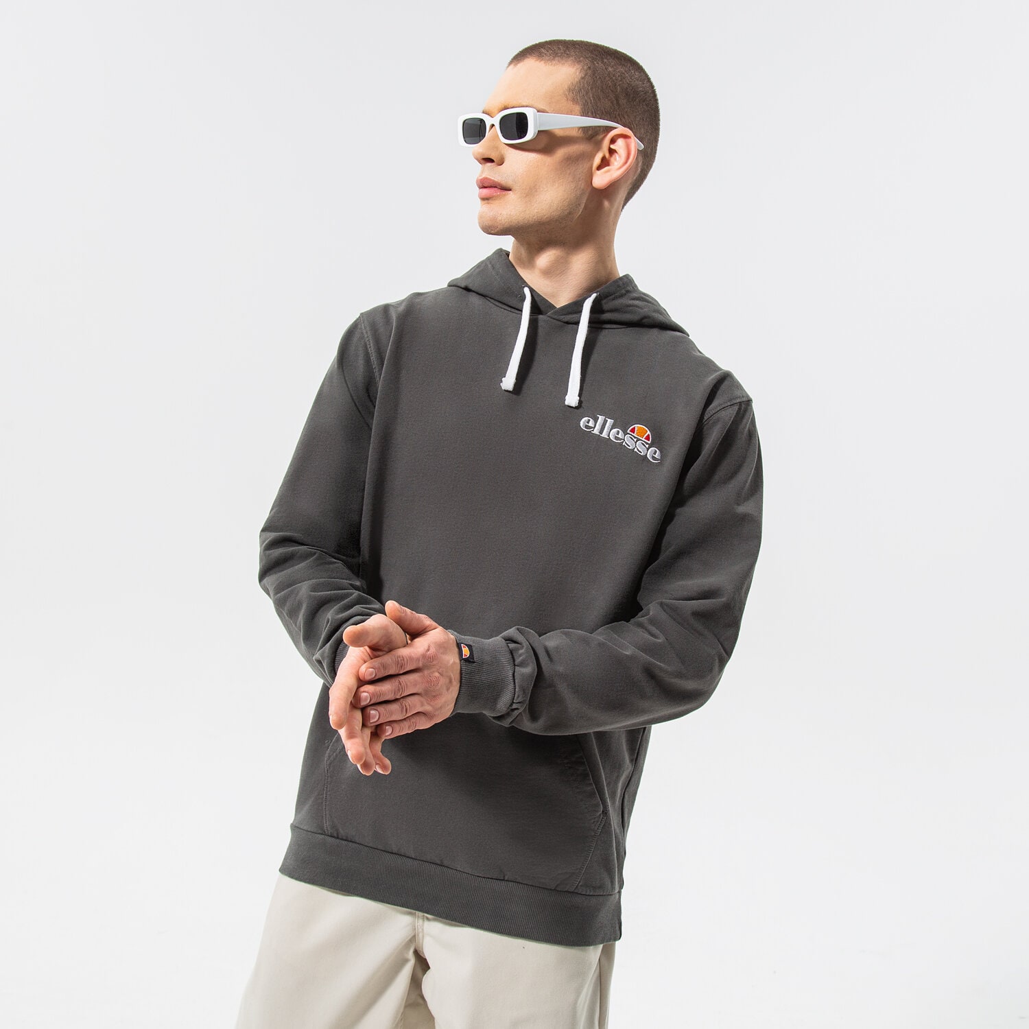 Bărbați bluză ELLESSE BLUZĂ CU GLUGĂ TINCTORIA OH HOODY BLK SHM13144011 Negru