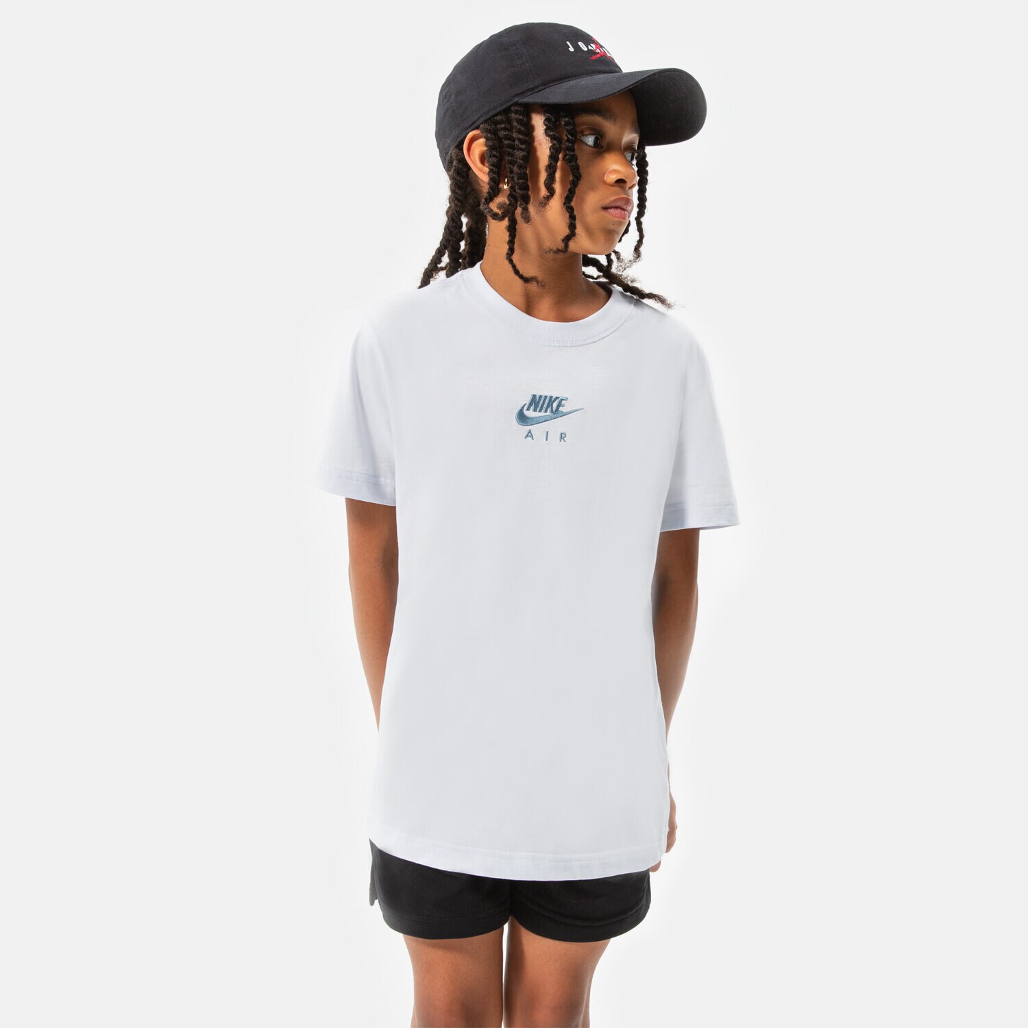 Copii tricou NIKE TRICOU G NSW TEE NIKE AIR BF GIRL DO1341-085 Albastru