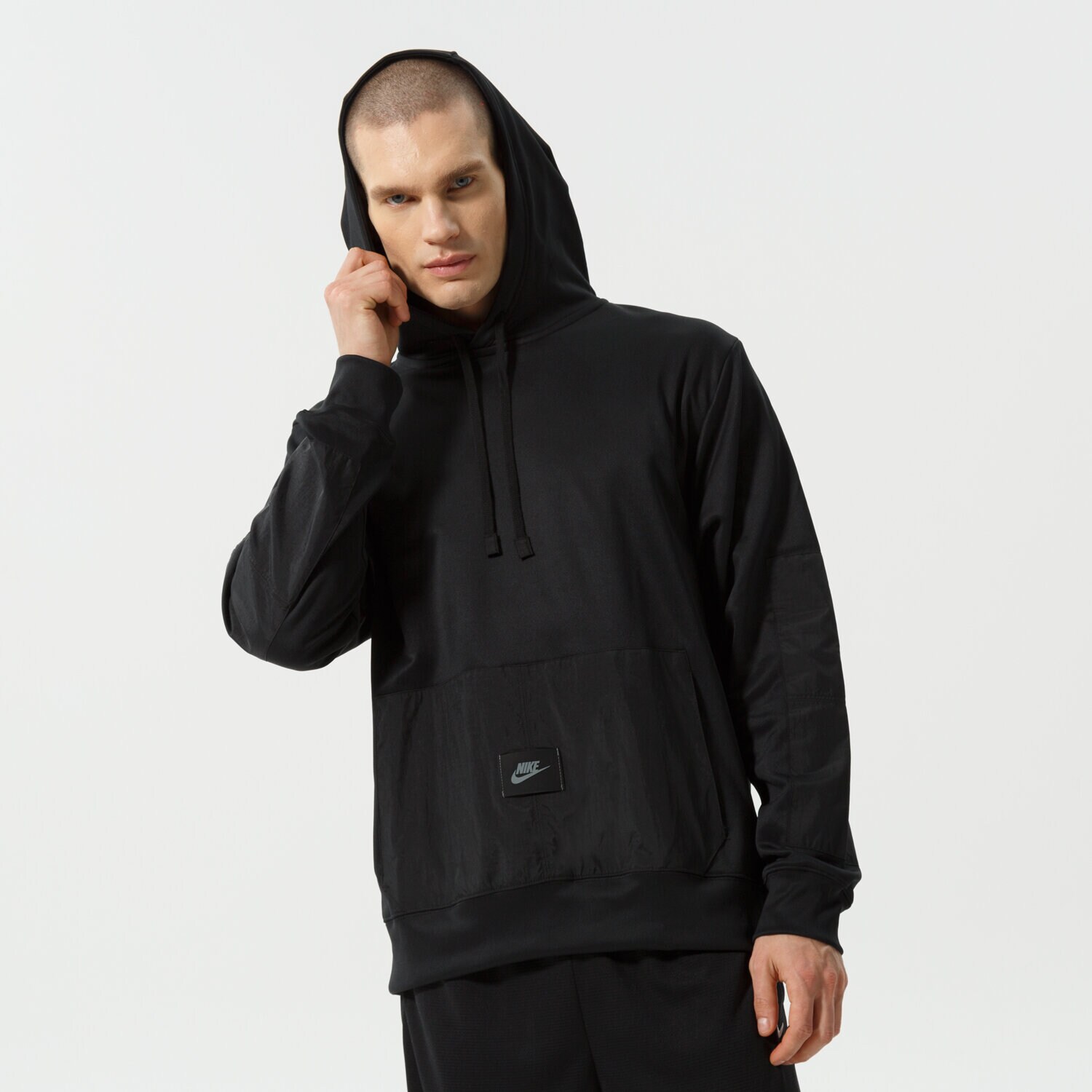 Bărbați bluză NIKE BLUZĂ CU GLUGĂ NSW SPU DF FLC PO HOODIE BB DQ5103-010 Negru