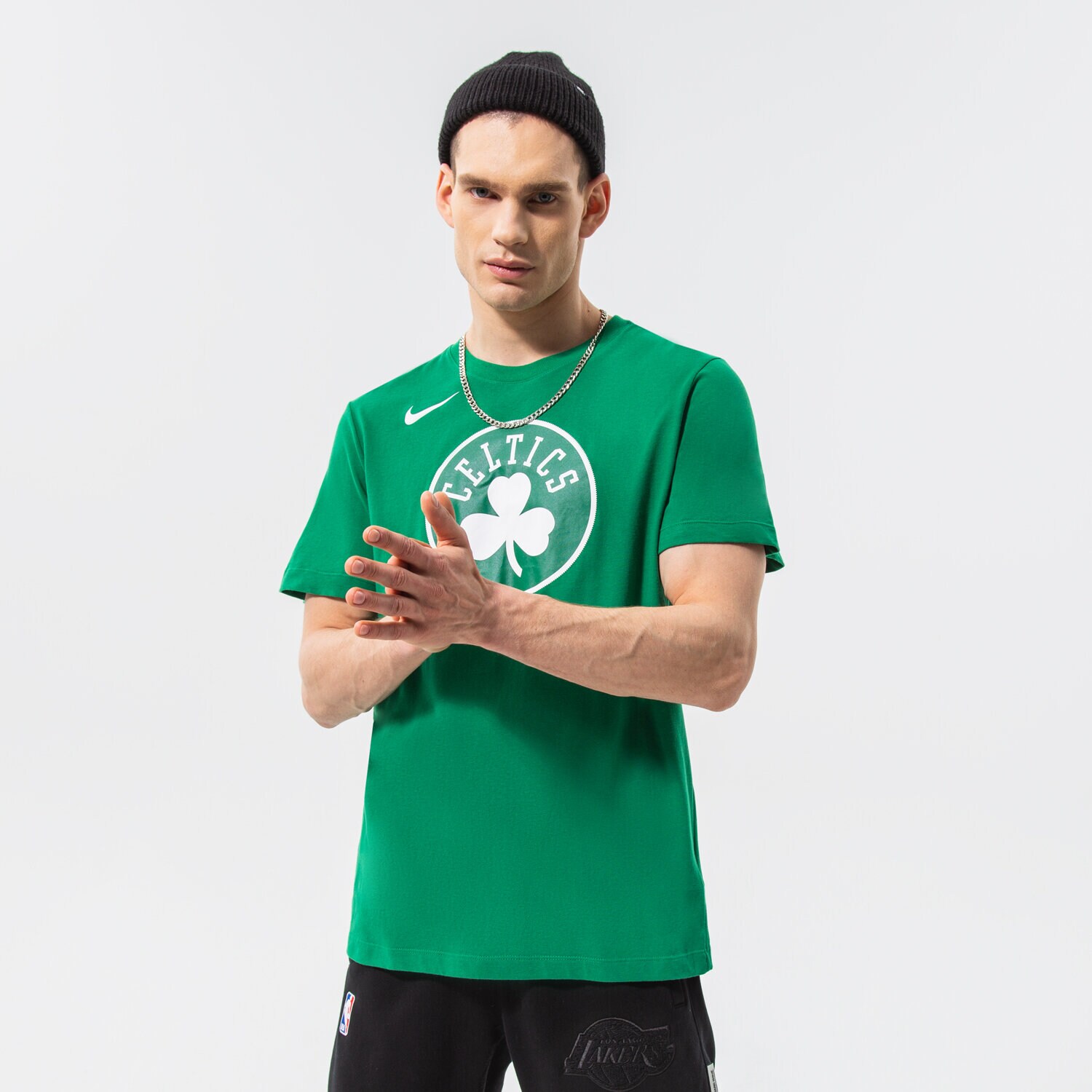 Bărbați tricou NIKE TRICOU BOS M NK DF ES LOGO SS TEE NBA DA6001-312 Verde