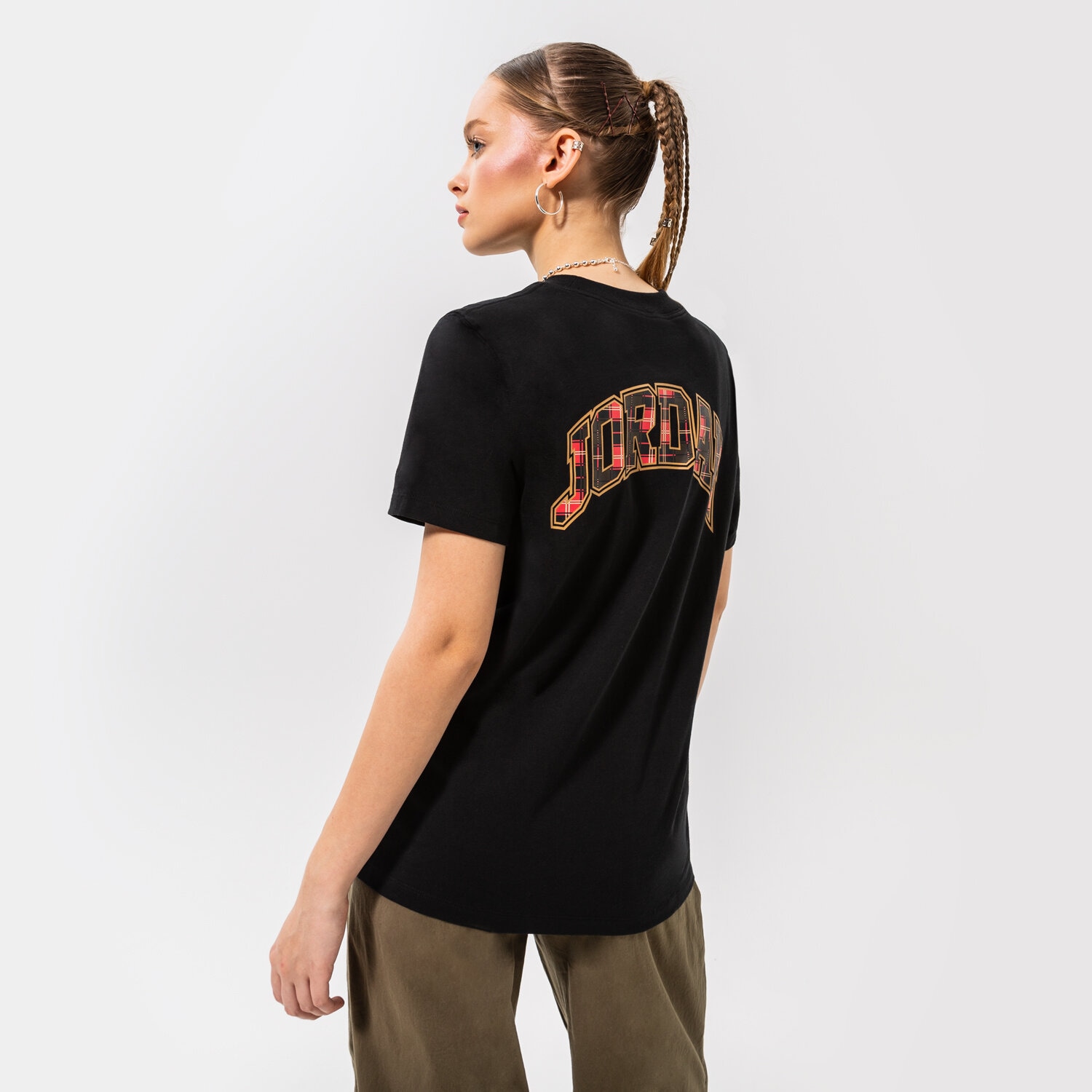 Femei tricou JORDAN TRICOU W J FLT PLD CRW TEE CORE DV1999-010 Negru