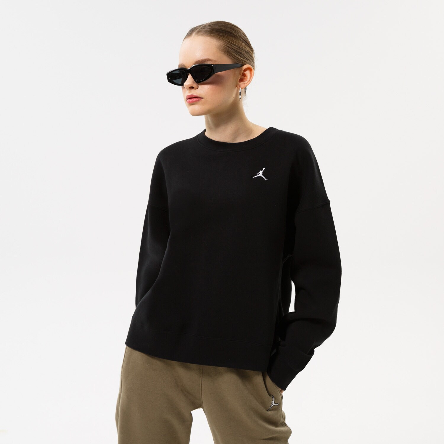 Femei bluză JORDAN ESSENTIAL CREW SWEATSHIRT  DQ4462-010 Negru