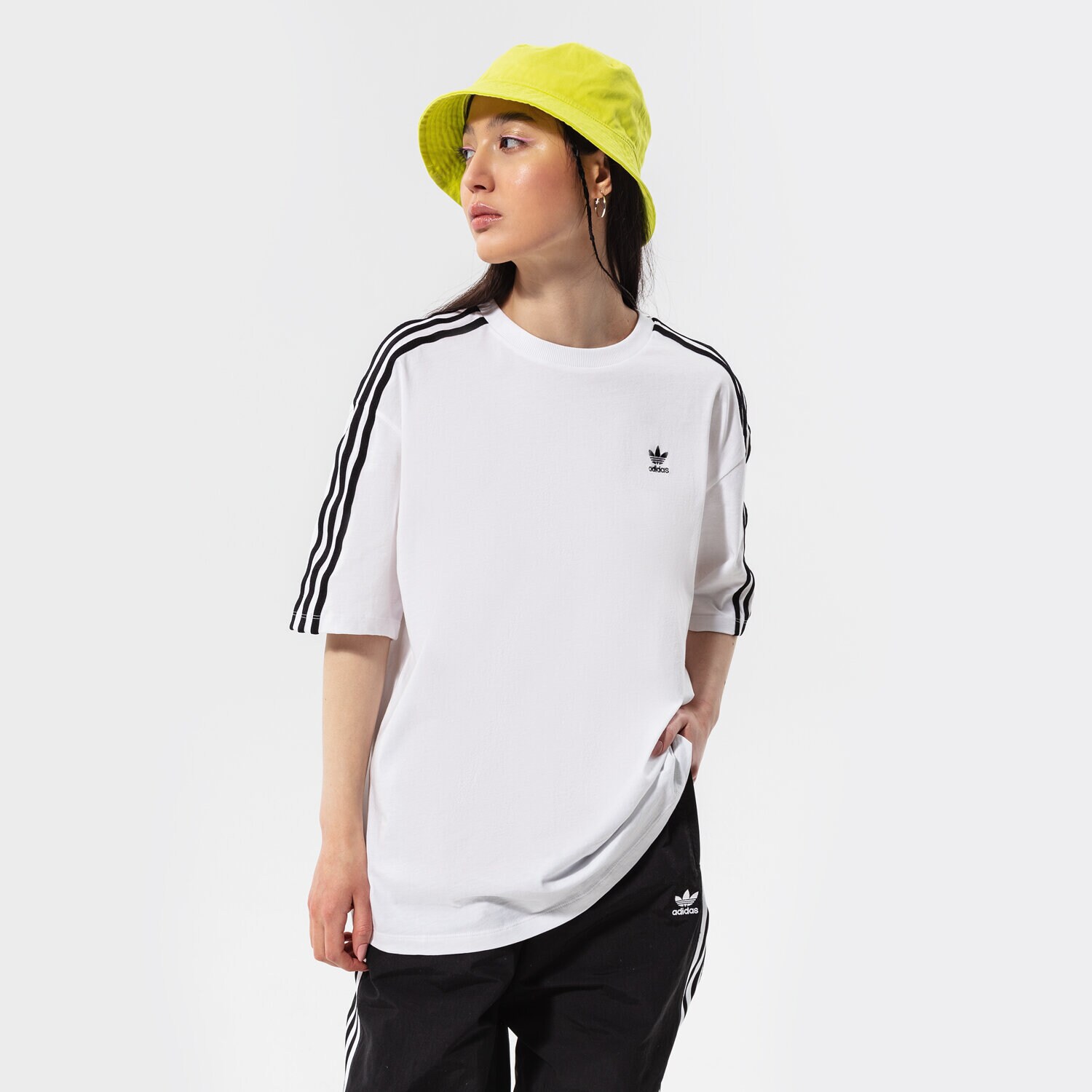 Femei tricou ADIDAS TRICOU OVERSIZED H37796 Alb