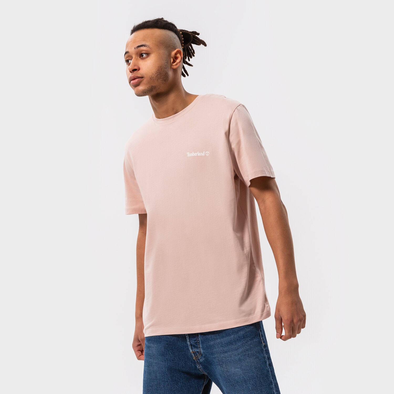 Bărbați tricou TIMBERLAND TRICOU SMALL LOGO PRINT TB0A5PGZ6621 Roz