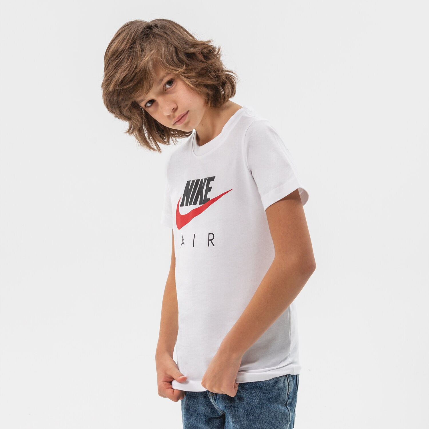 Copii tricou NIKE TRICOU NIKE AIR BOY CZ1828-100 Alb