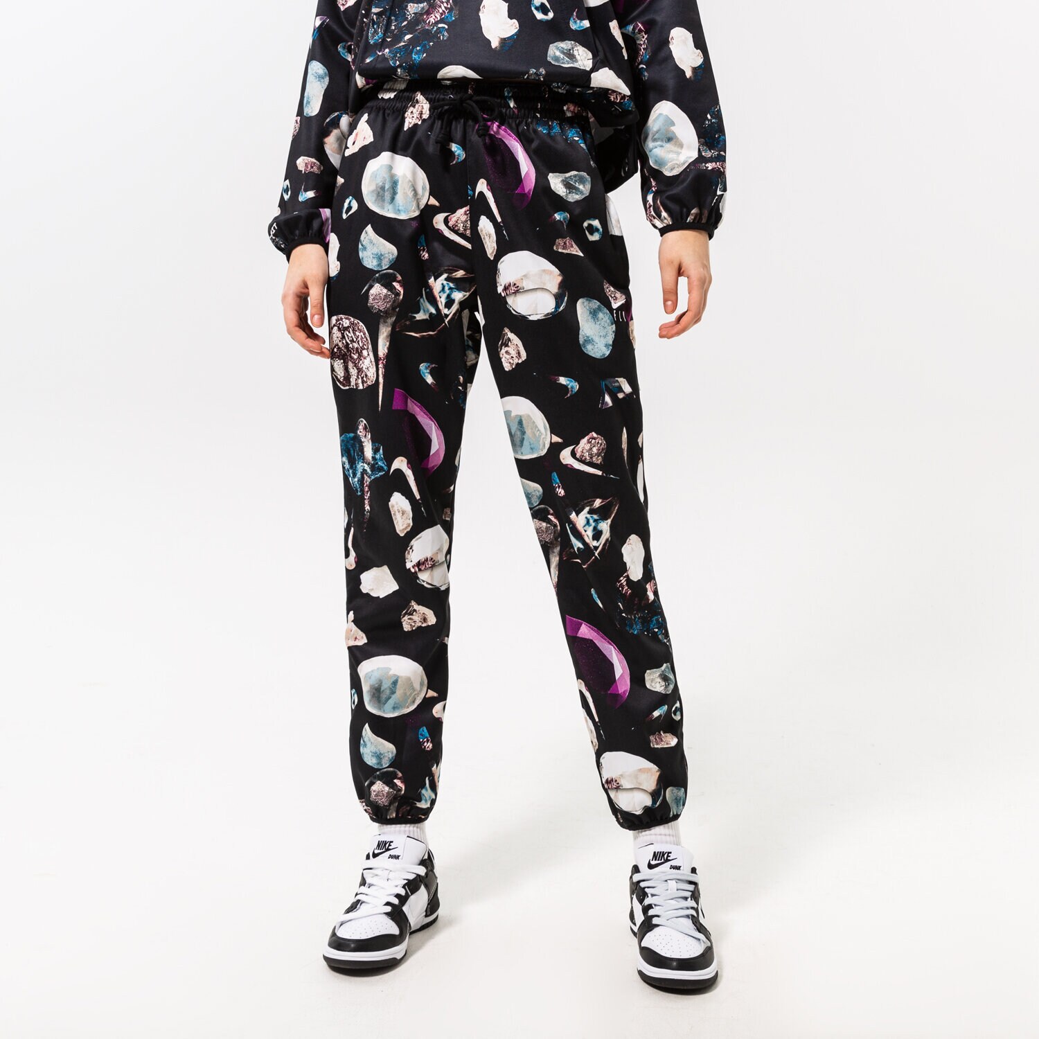 Femei pantaloni NIKE PANTALONI W NK DF SI SSNL PANT NBA DQ6905-010 Negru