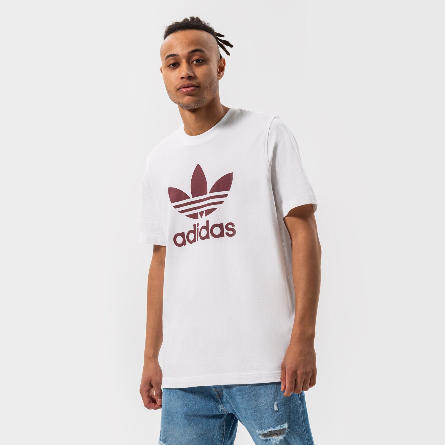 Bărbați tricou ADIDAS TRICOU TREFOIL HE9514 Alb