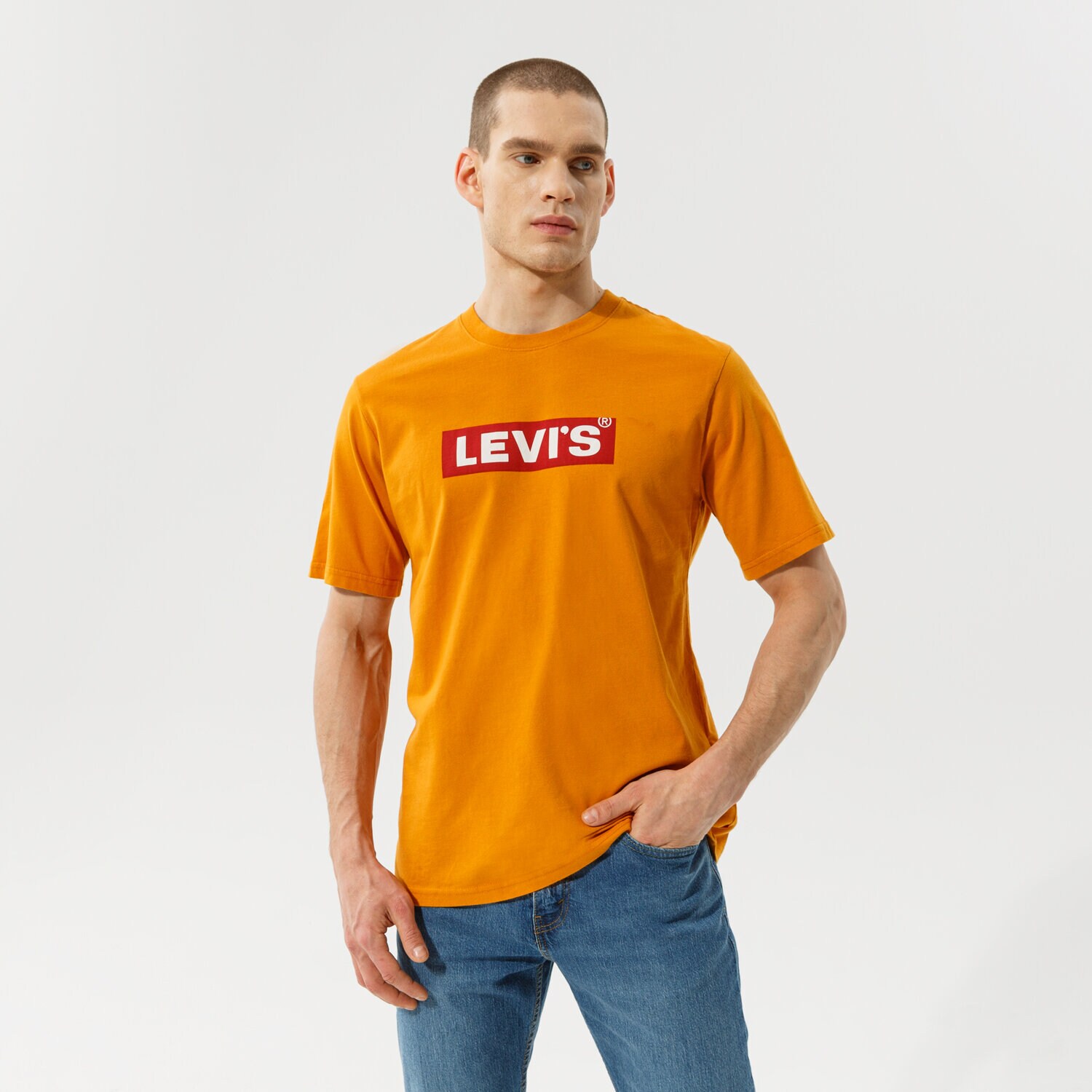 Bărbați tricou LEVI'S TRICOU SS RELAXED FIT TEE 16143-0525 Galben
