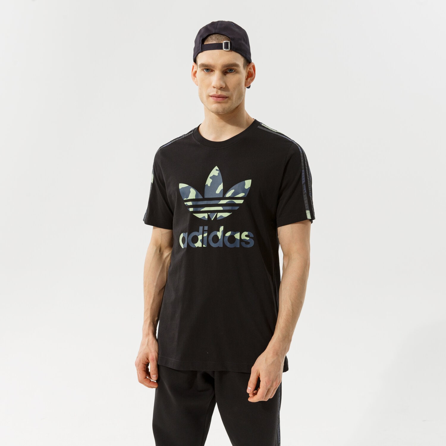 Bărbați tricou ADIDAS TRICOU CAMO INFILL TEE HF4888 Negru