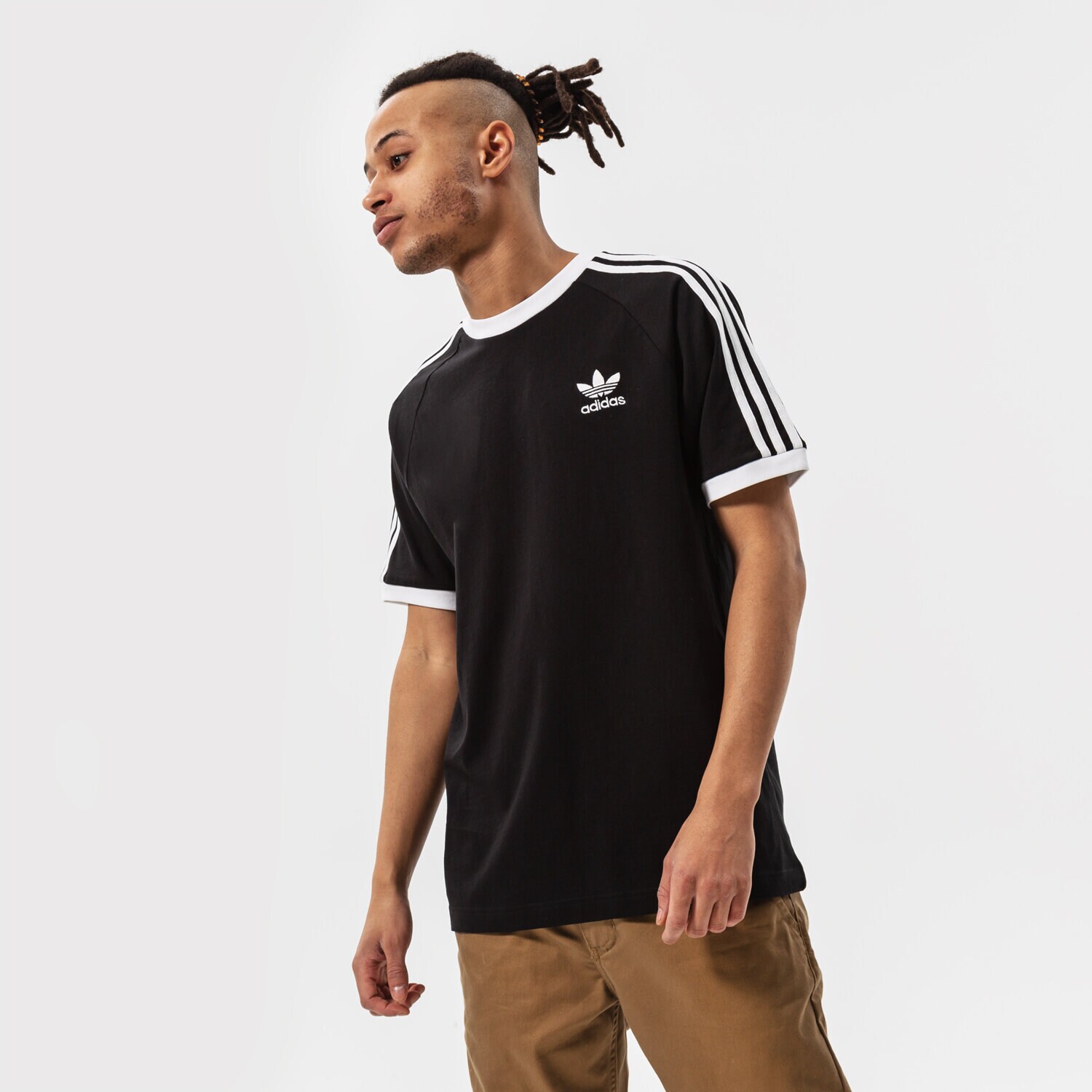 Bărbați tricou ADIDAS TRICOU 3-STRIPES TEE GN3495 Negru