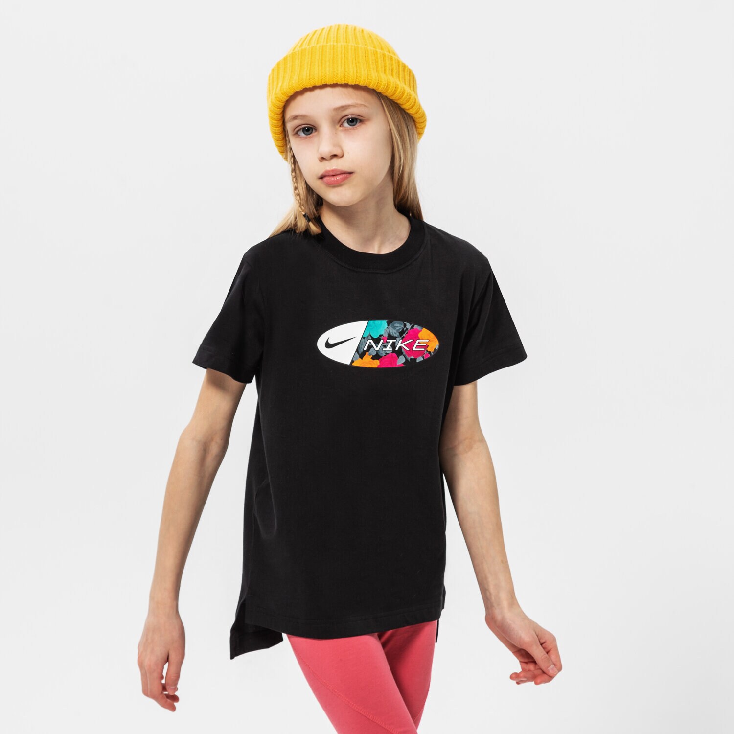 Copii tricou NIKE TRICOU G NSW TEE DPTL RTL GIRL DO1329-010 Negru