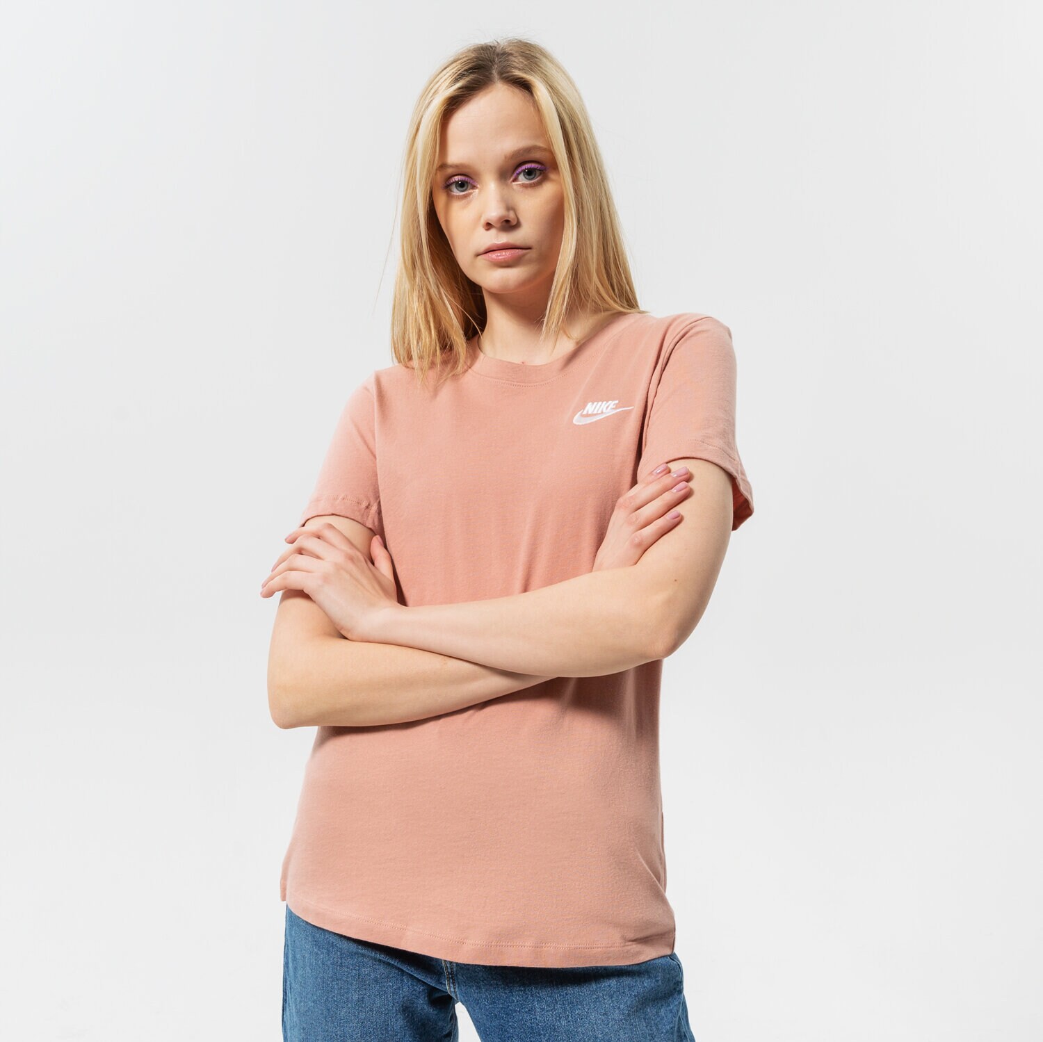 Femei tricou NIKE TRICOU W NSW CLUB DN2393-609 Roz
