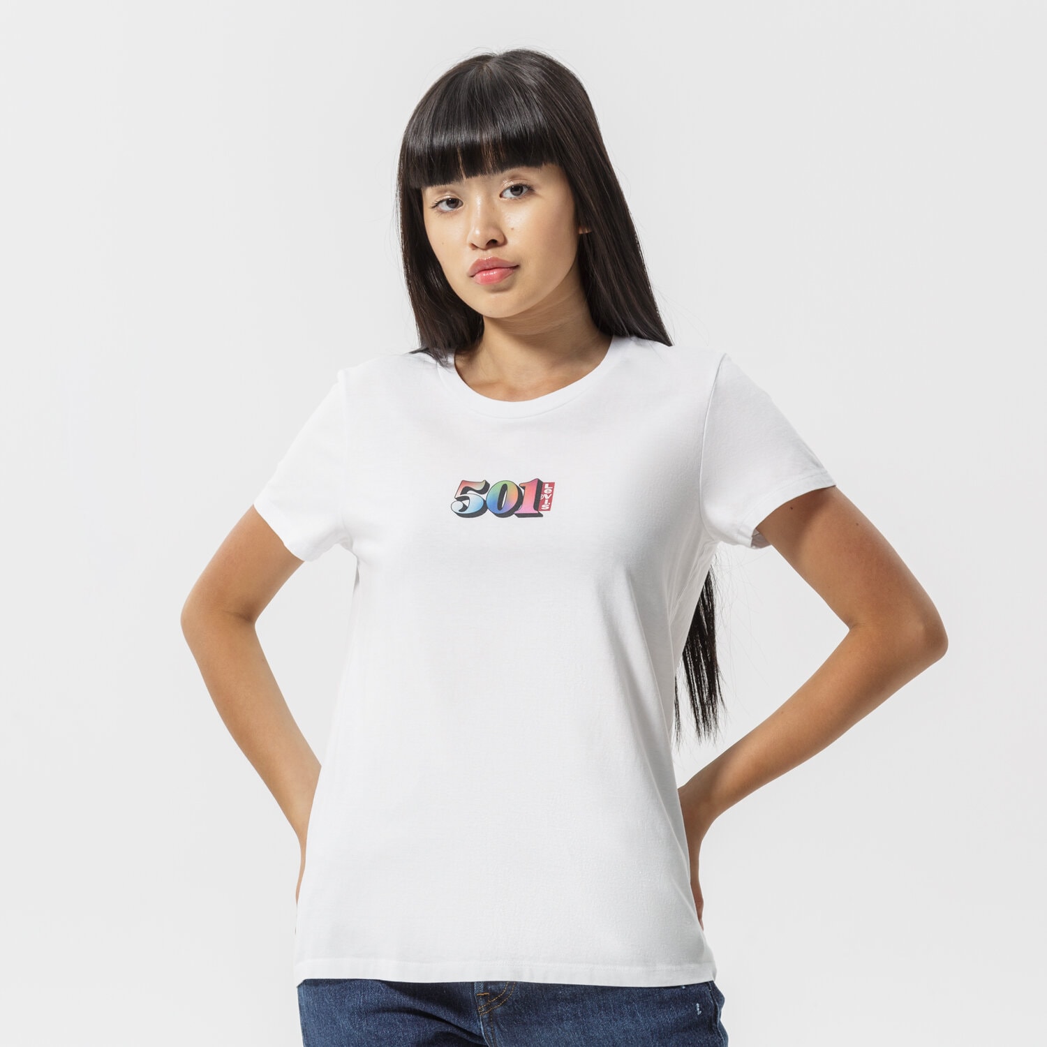Femei tricou LEVI'S TRICOU THE PERFECT TEE 17369-1922 Alb