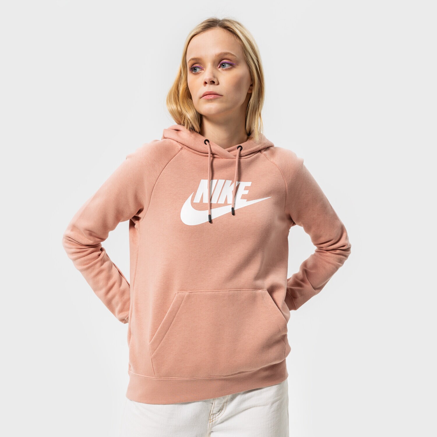 Femei bluză NIKE BLUZĂ CU GLUGĂ SPORTSWEAR ESSENTIAL BV4126-609 Roz