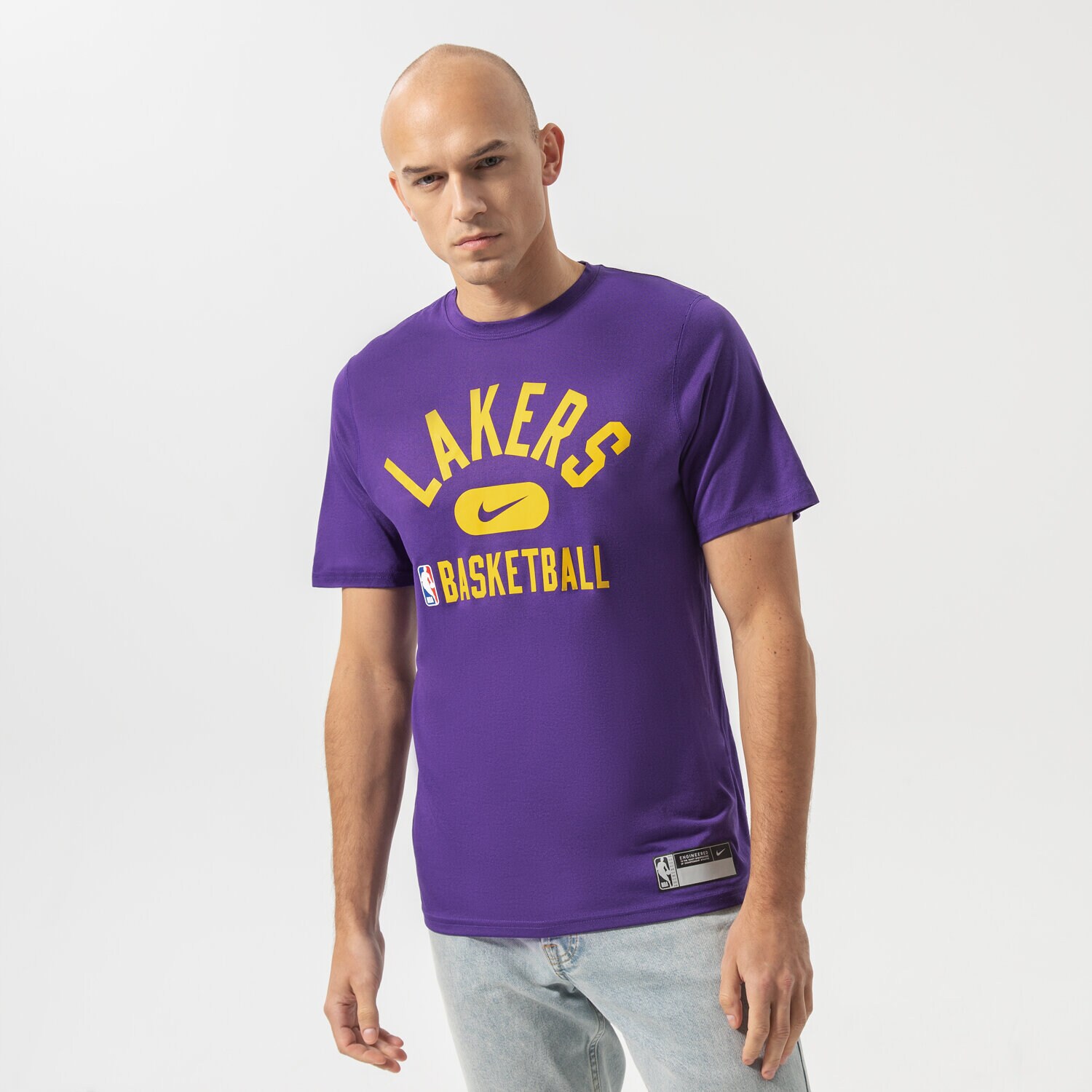 Bărbați tricou NIKE TRICOU LAL M NK DF ES PRT GPX SS TEE NBA DA5925-547 Violet